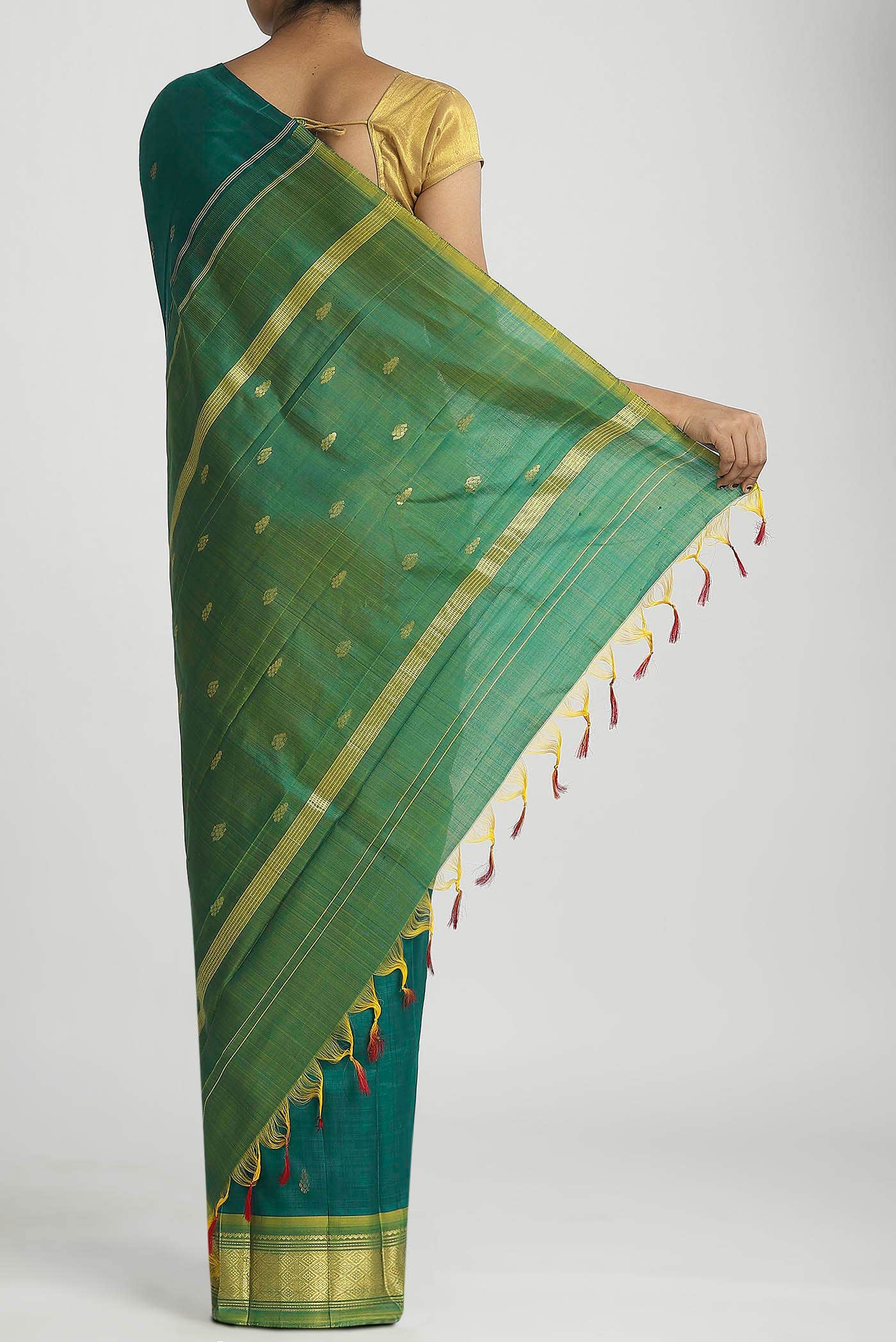 Green Kanchipuram Silk Saree