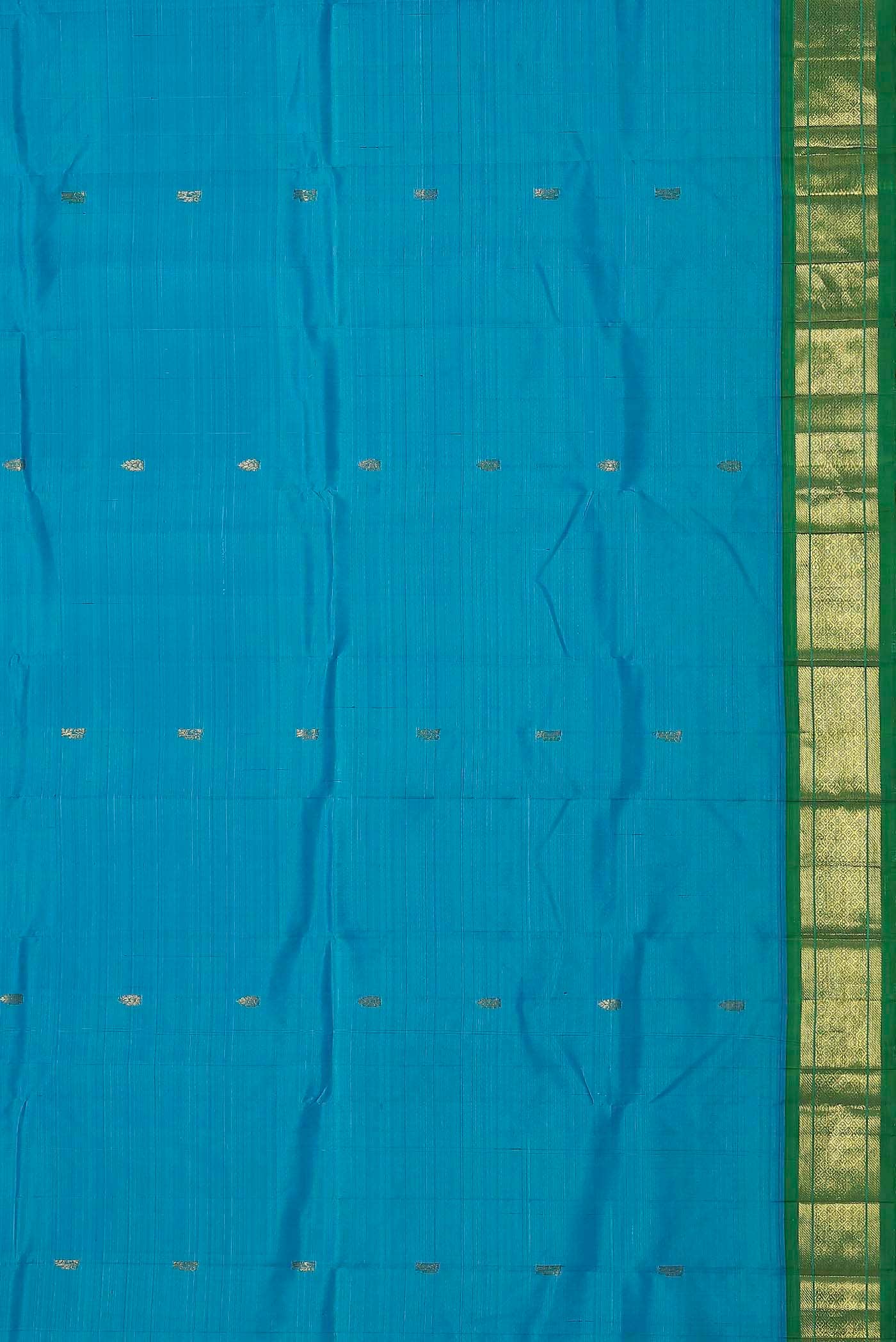 Blue Kanchipuram Silk Saree