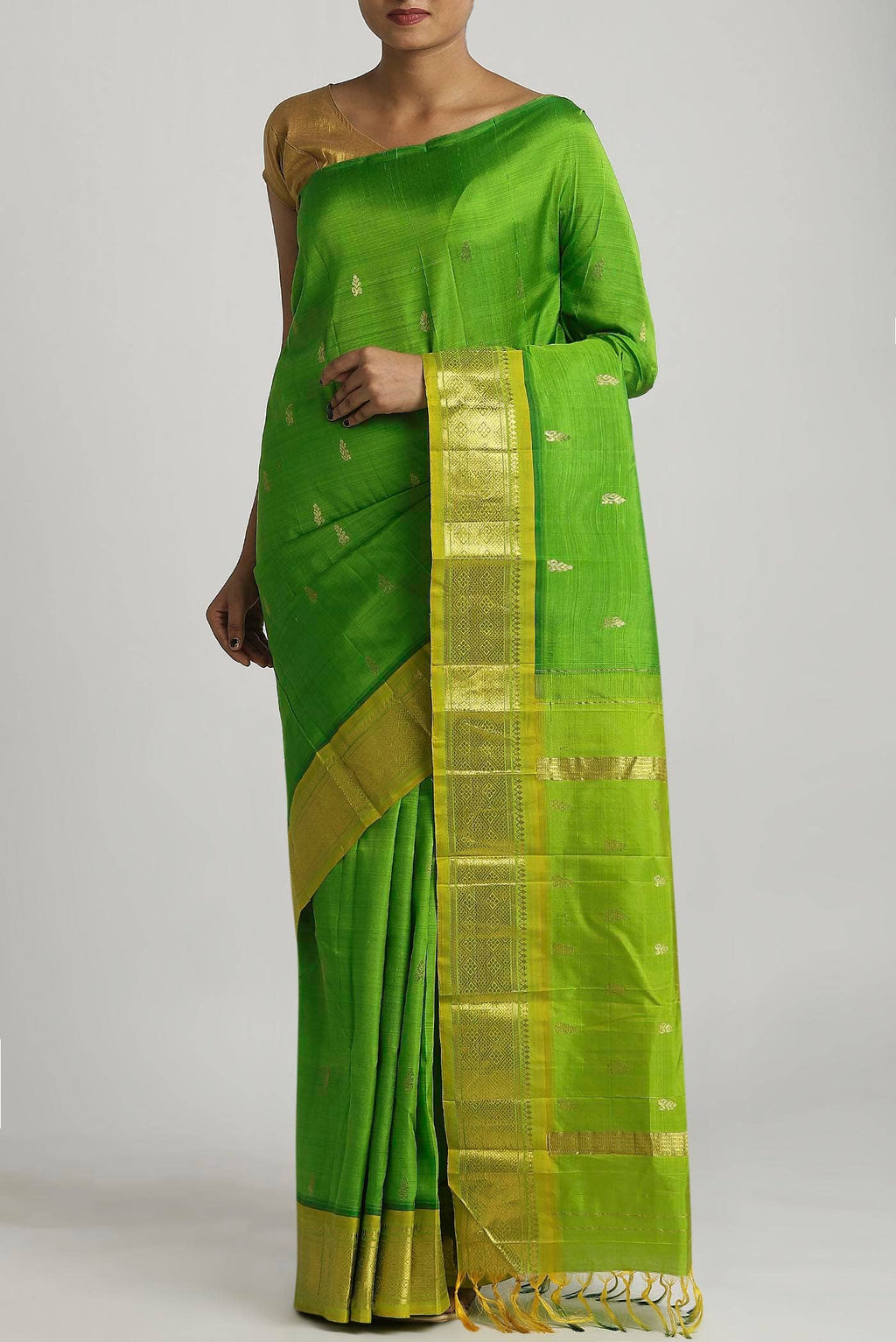 Green Kanchipuram Silk Saree