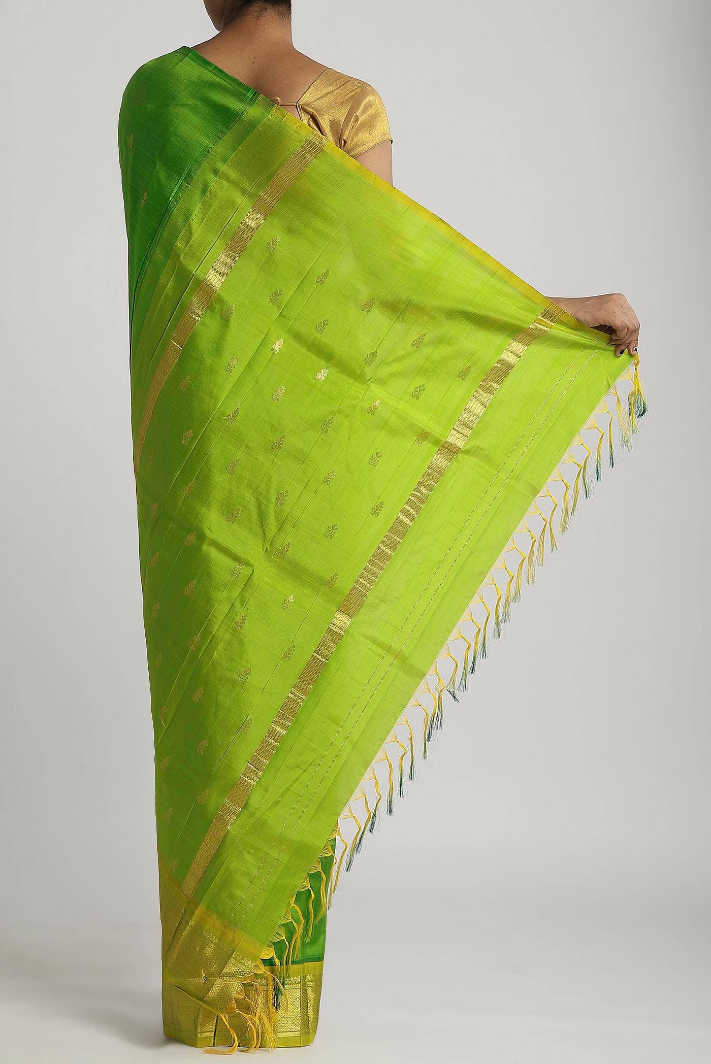 Green Kanchipuram Silk Saree