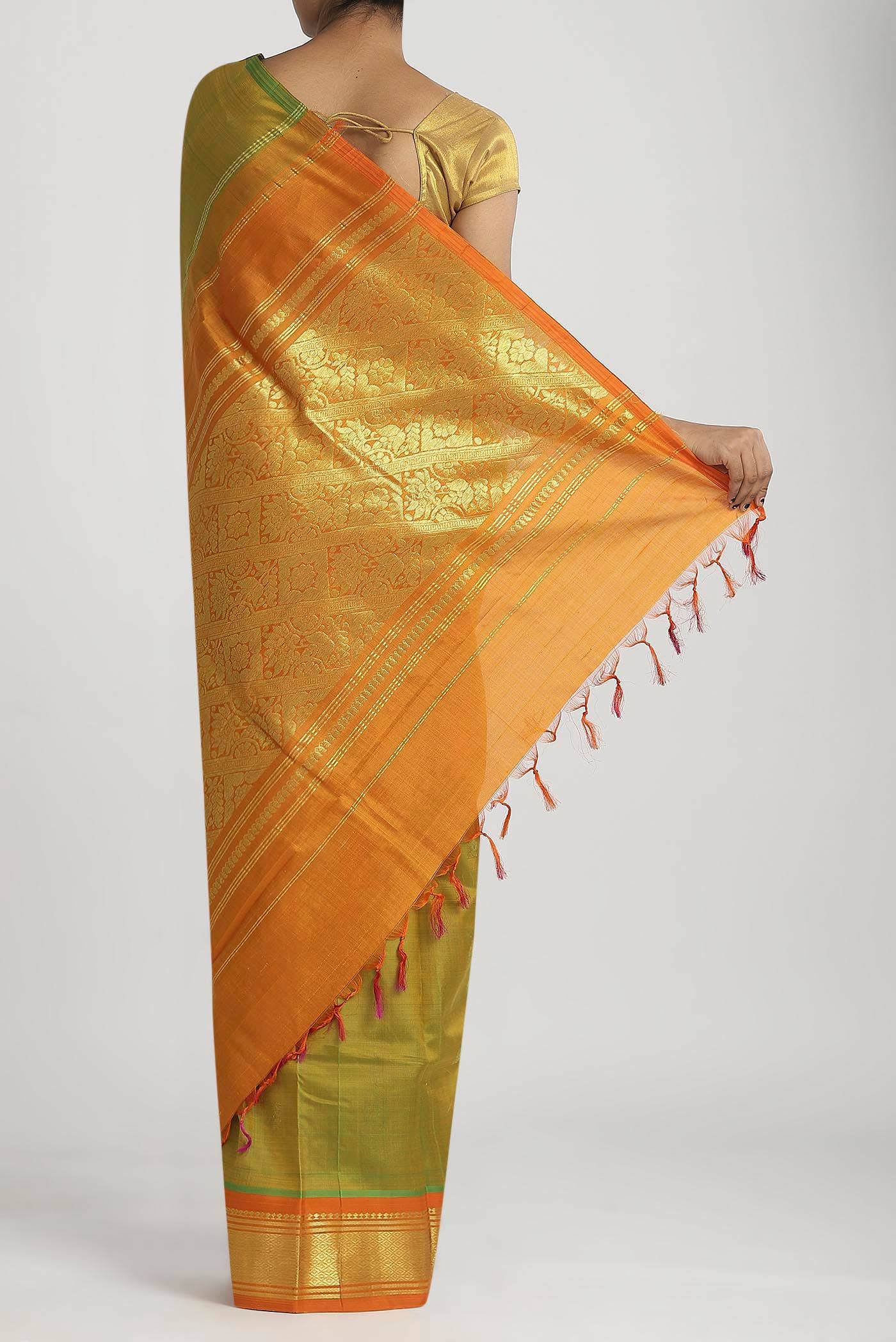 Green Kanchipuram Silk Saree