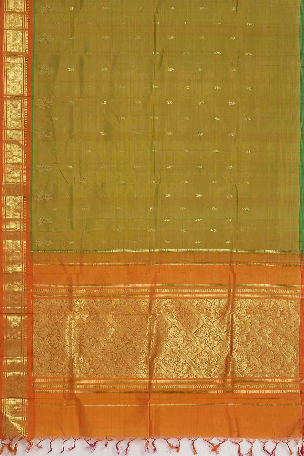 Green Kanchipuram Silk Saree