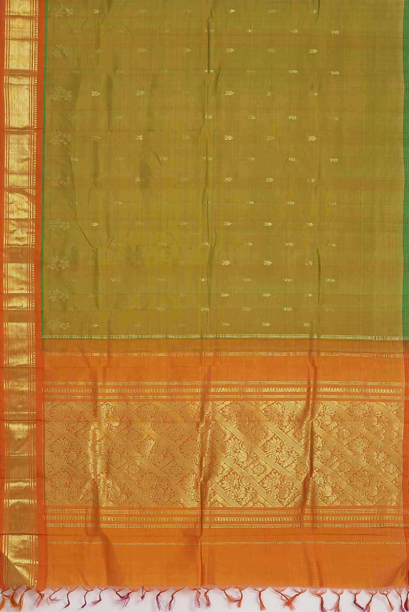 Green Kanchipuram Silk Saree