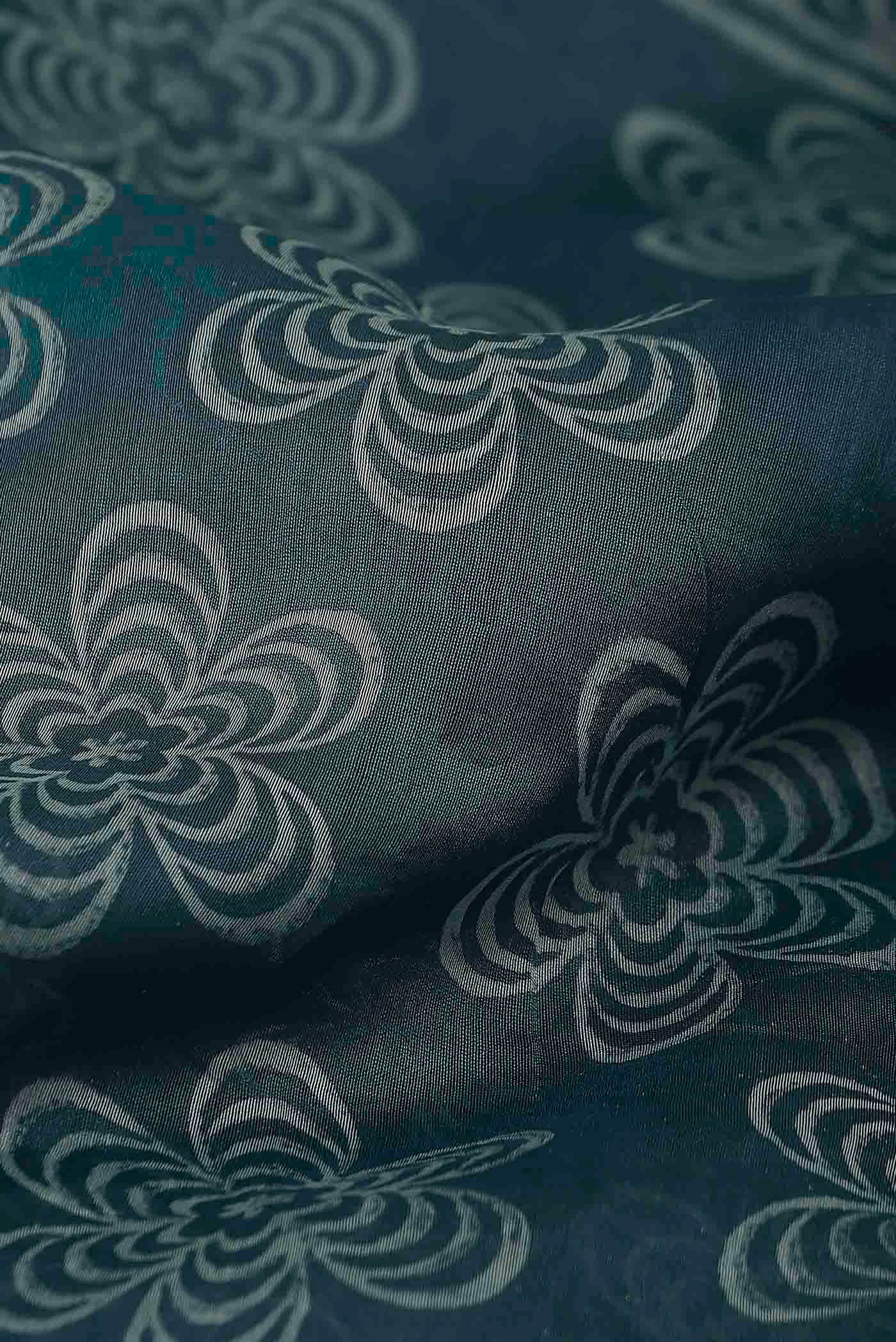 Turquoise Maheshwari Silk Cotton Saree