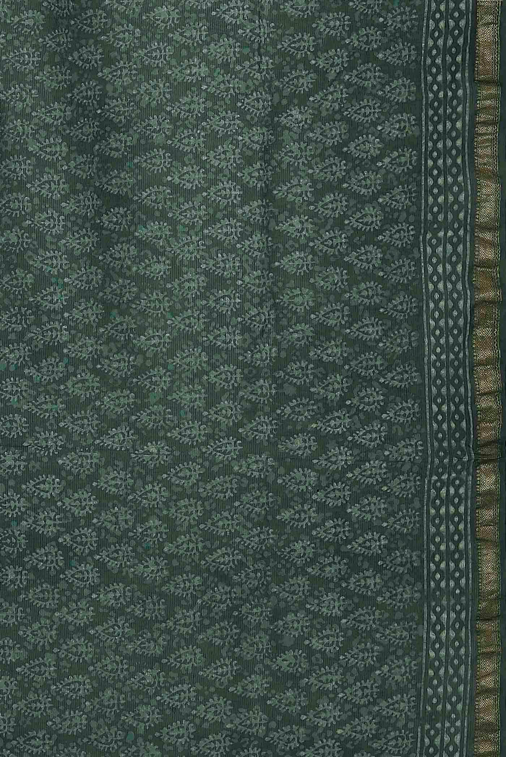 Sage Green Maheshwari Silk Cotton Saree