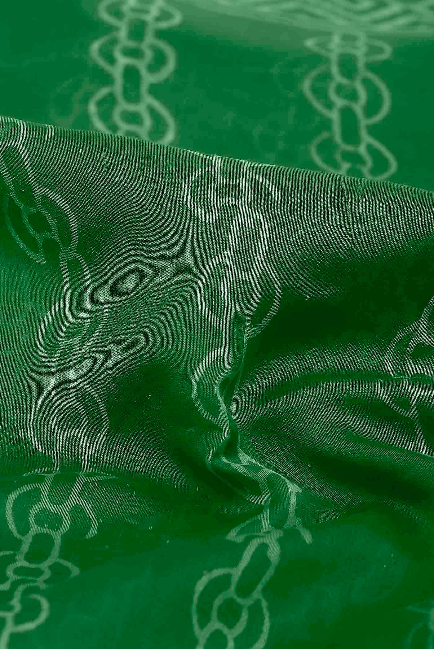 Green Maheshwari Silk Cotton Saree