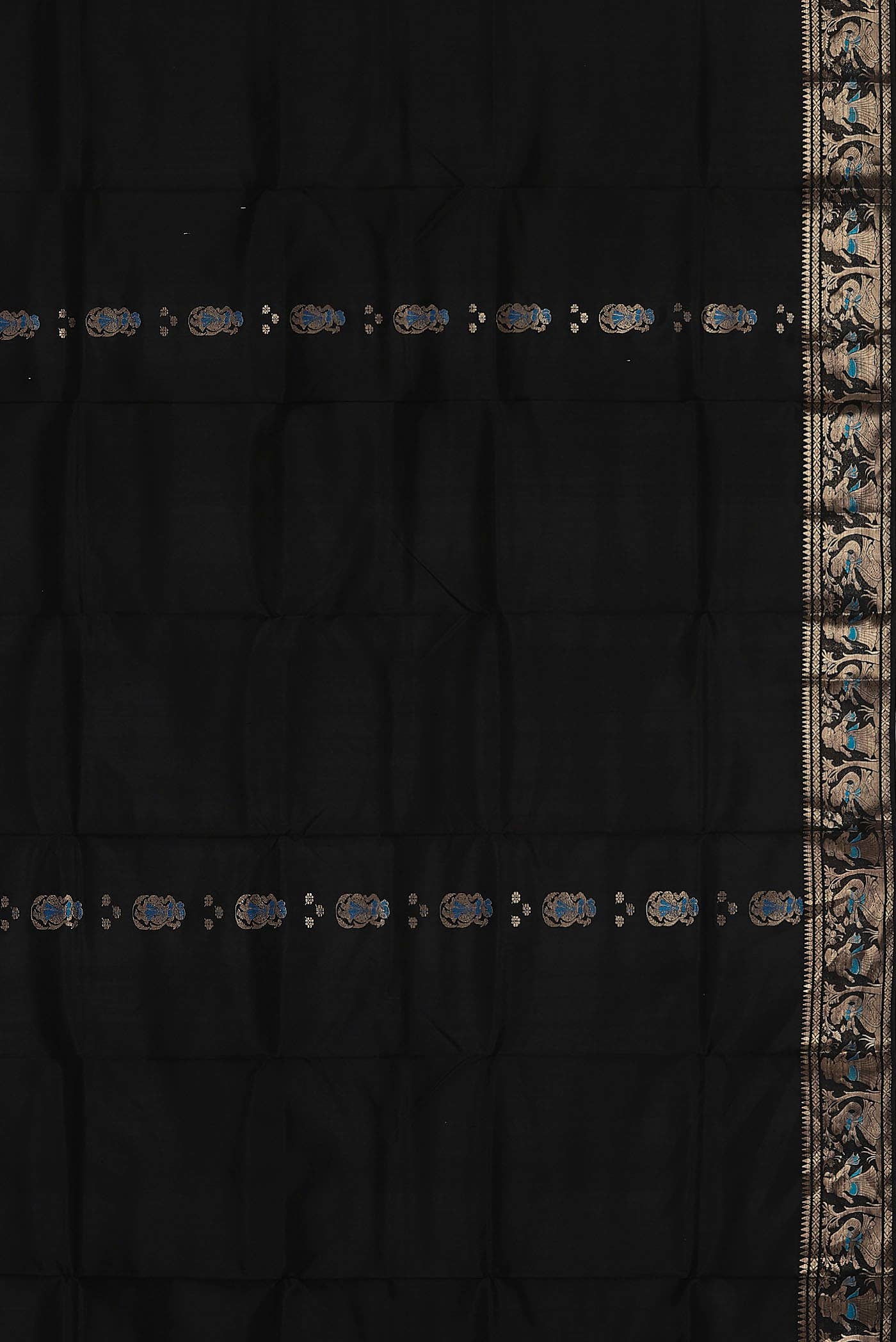 Black Baluchari Silk Saree