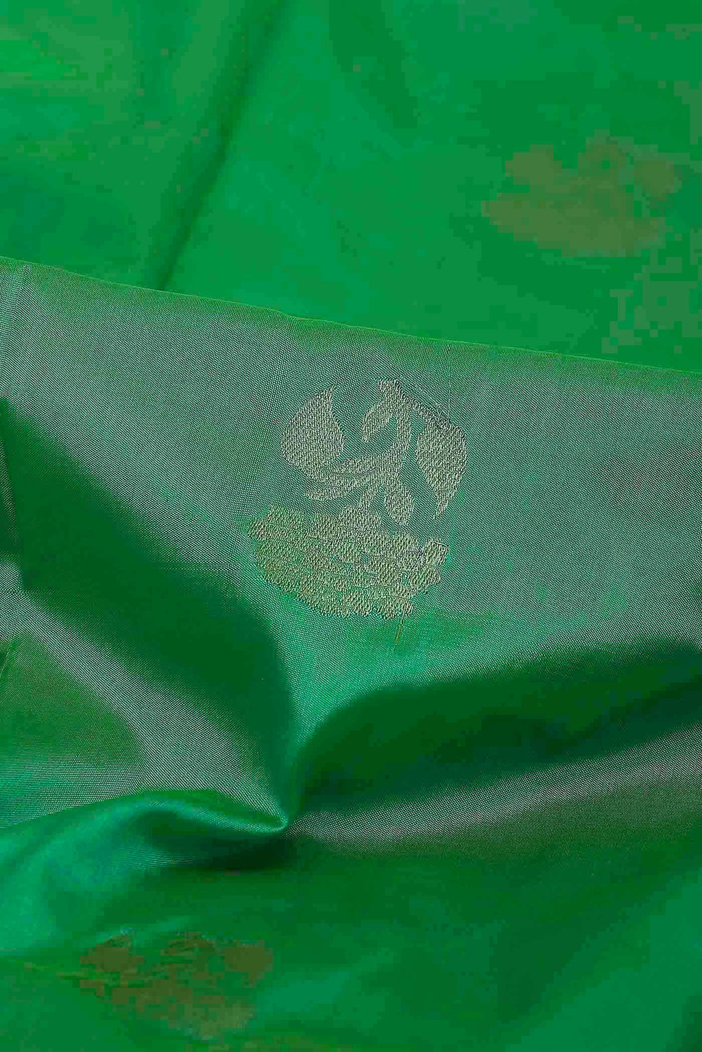 Green Banarasi Katan Silk Saree