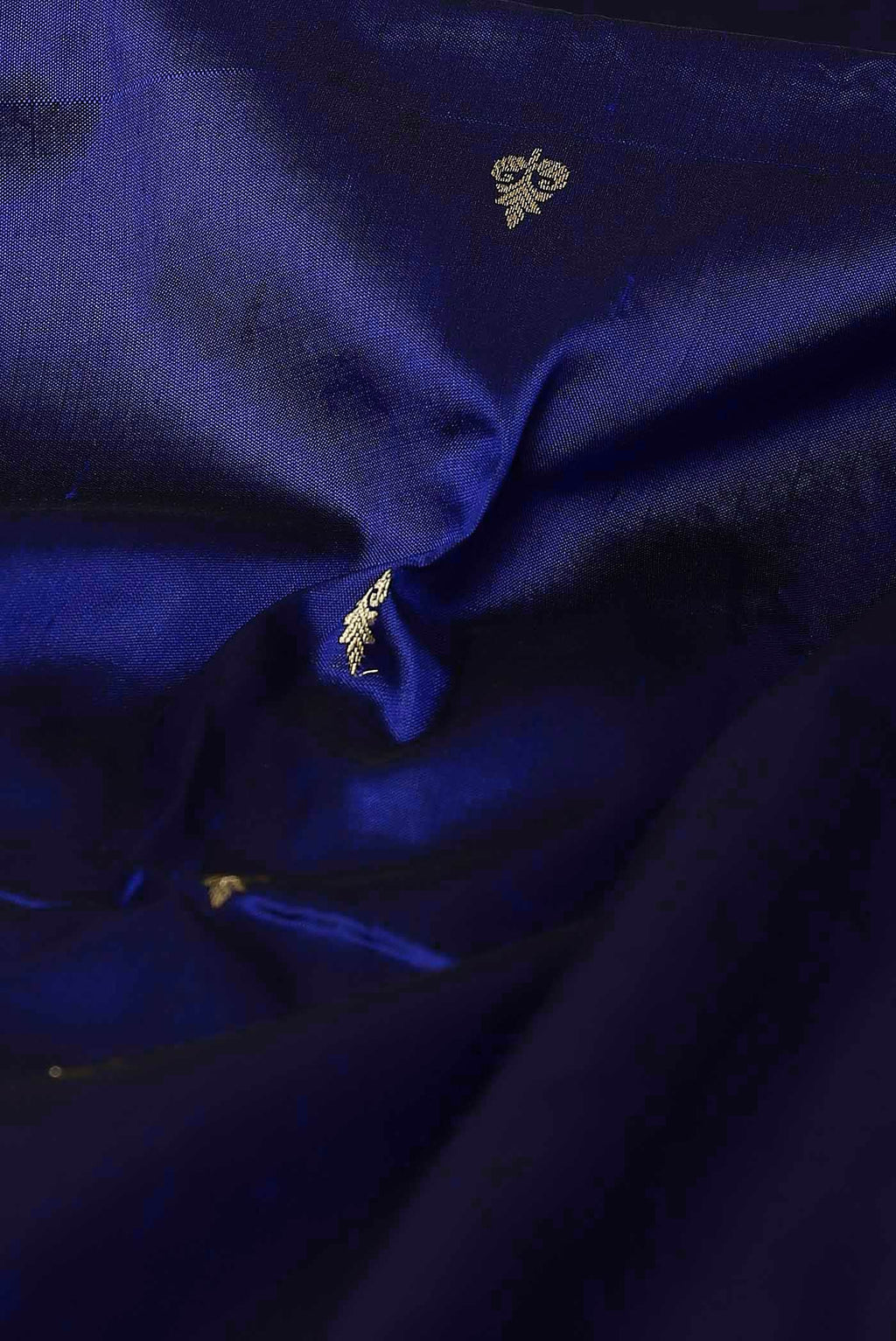 Blue Banarasi Katan Silk Saree