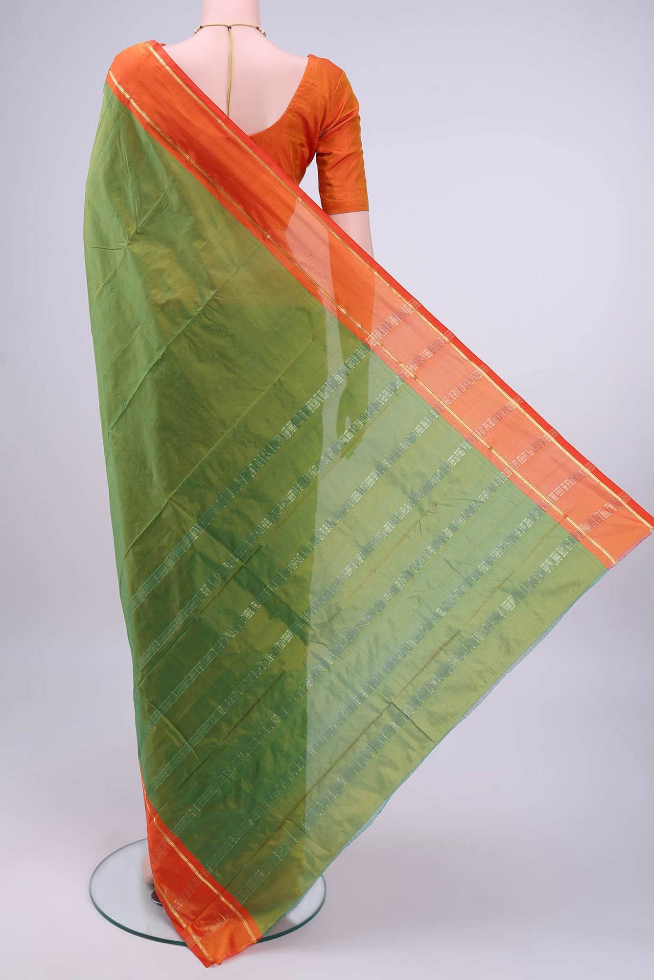 Green Kanchipuram Silk Saree