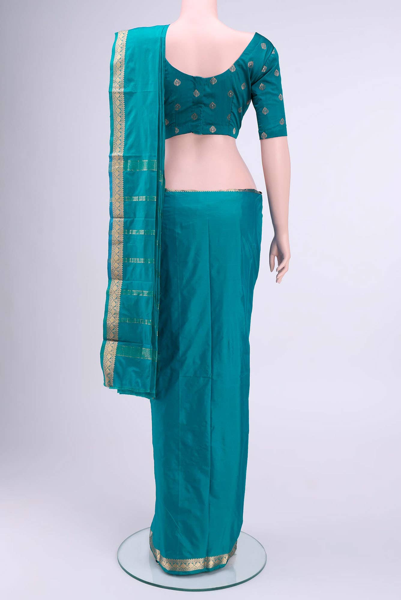 Blue Bangalore Silk Saree
