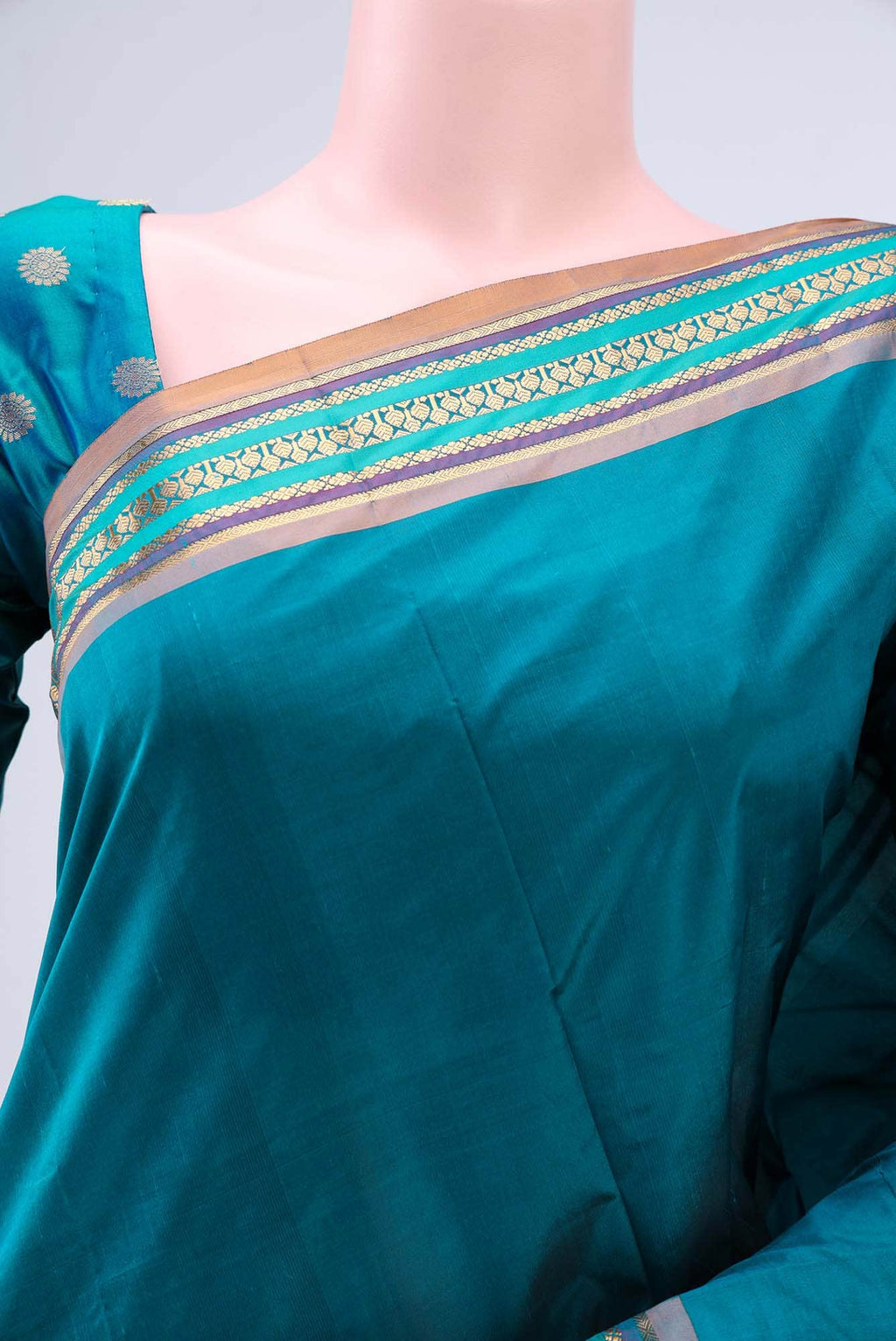 Blue Bangalore Silk Saree