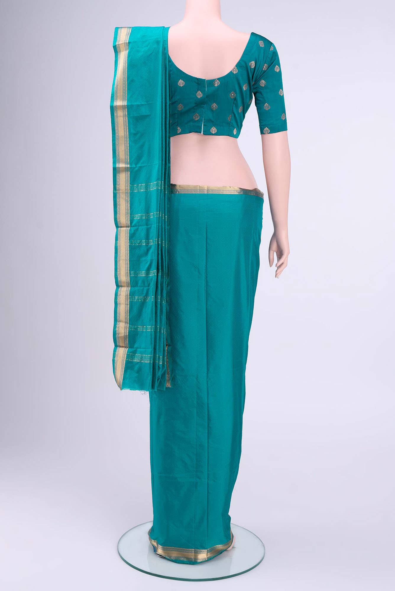 Blue Bangalore Silk Saree
