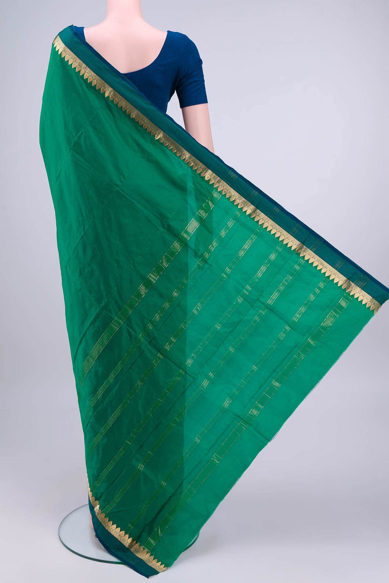 Green Kanchipuram Silk Saree