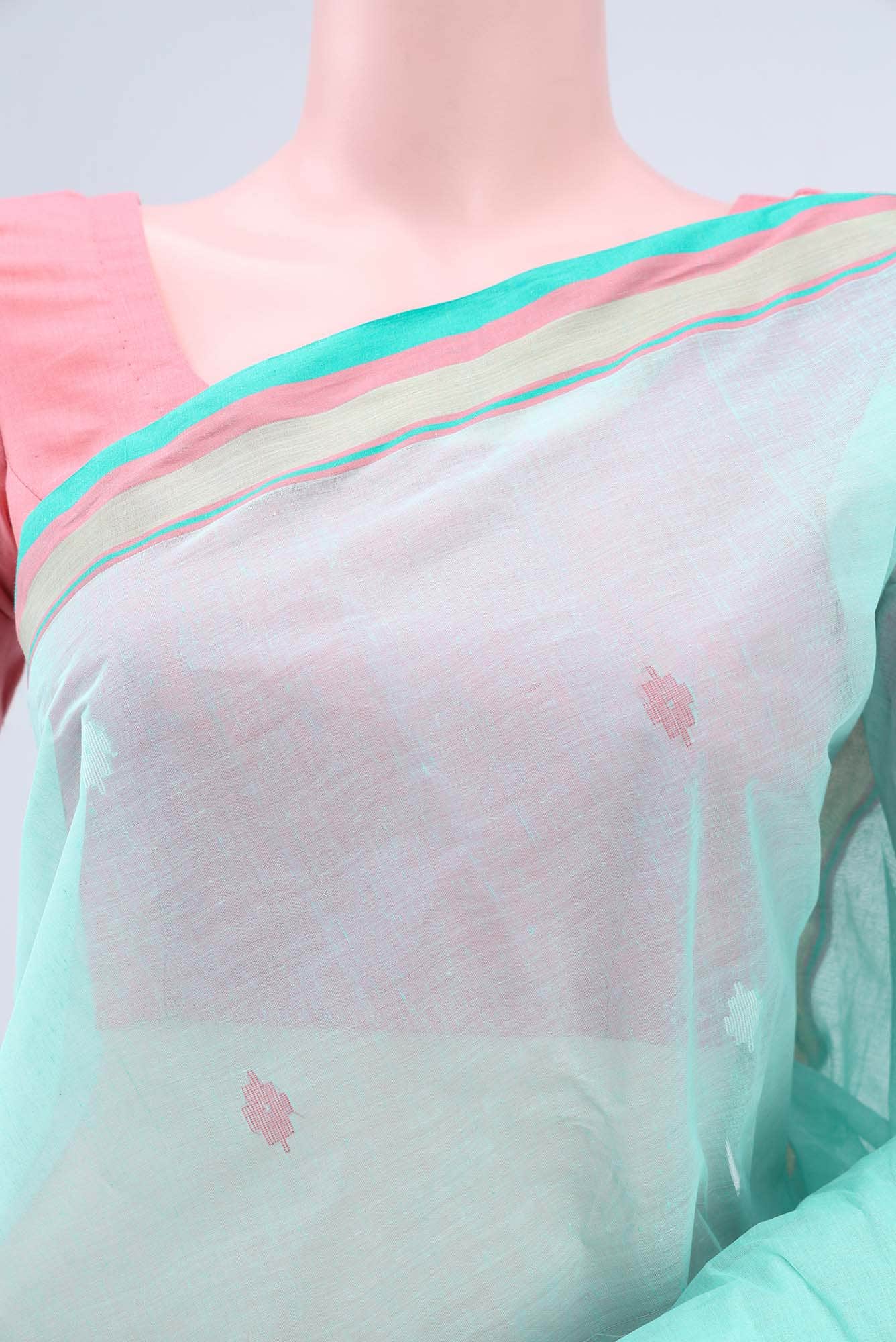 Black Bengal Cotton Saree