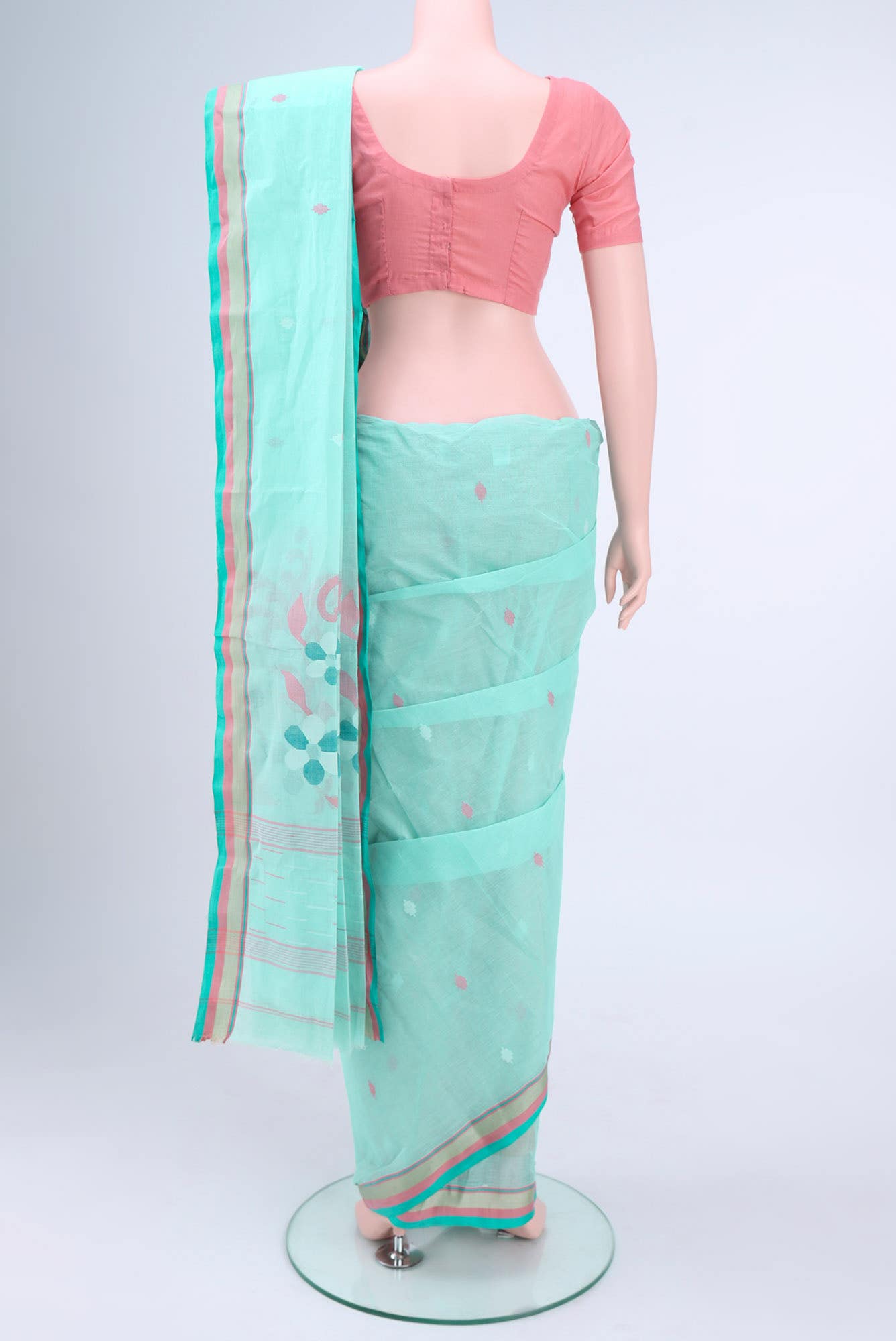 Black Bengal Cotton Saree