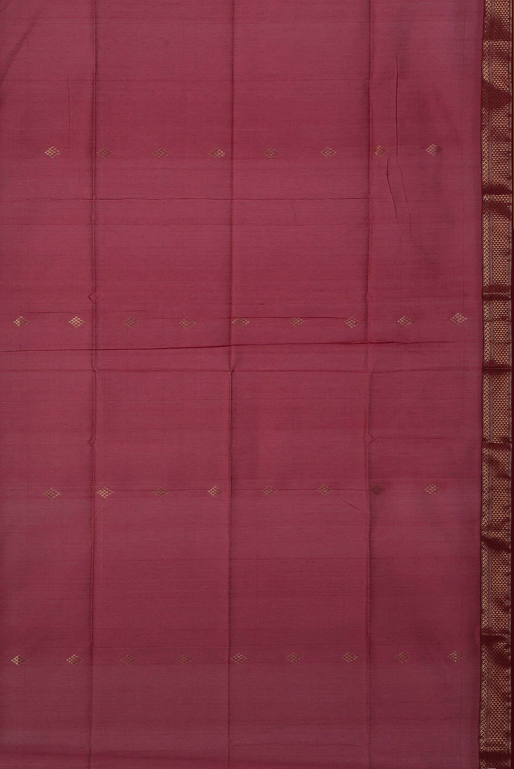 Coral Maheshwari Silk Cotton Saree