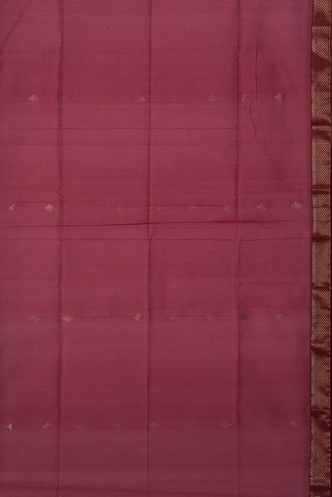 Coral Maheshwari Silk Cotton Saree