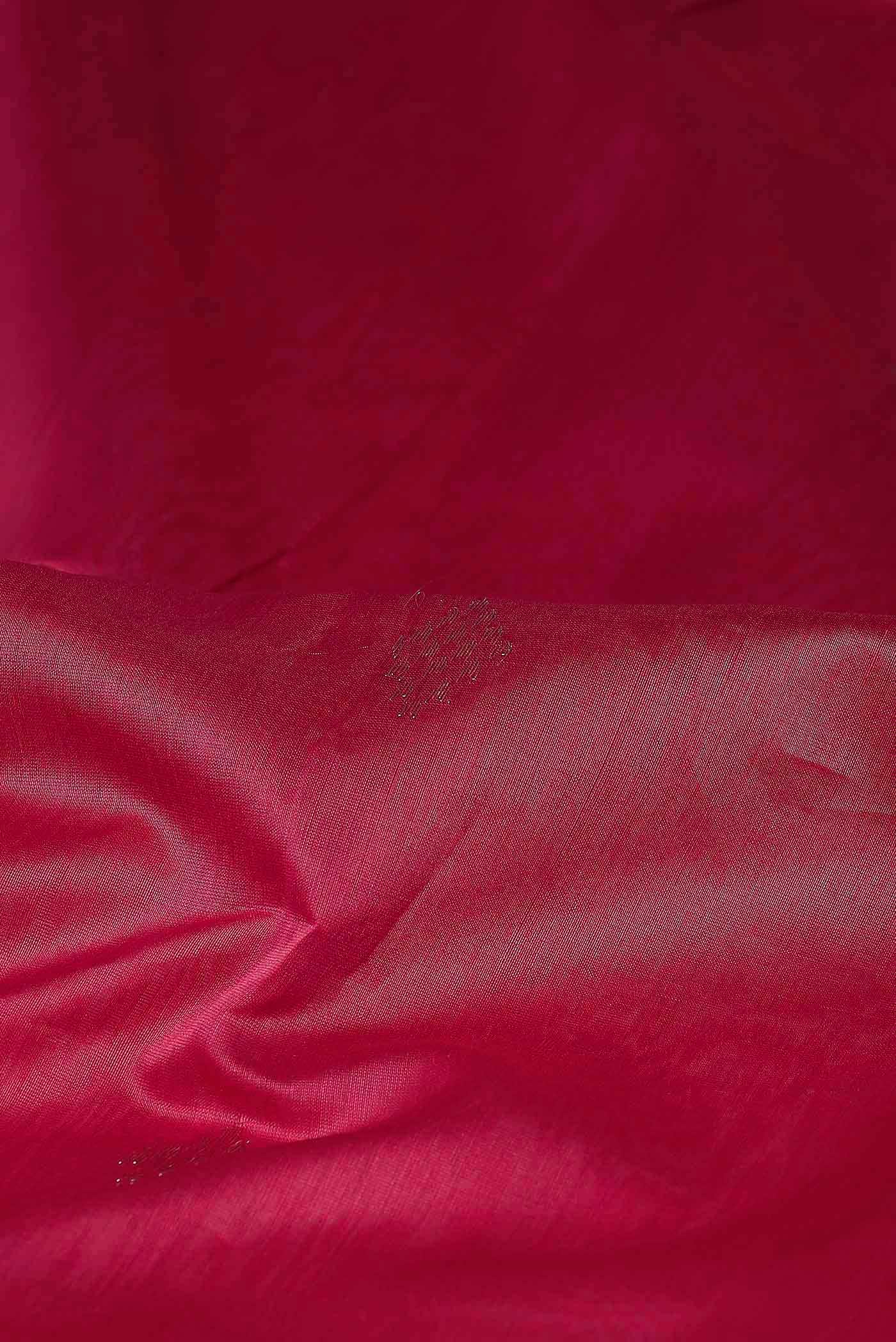 Coral Maheshwari Silk Cotton Saree