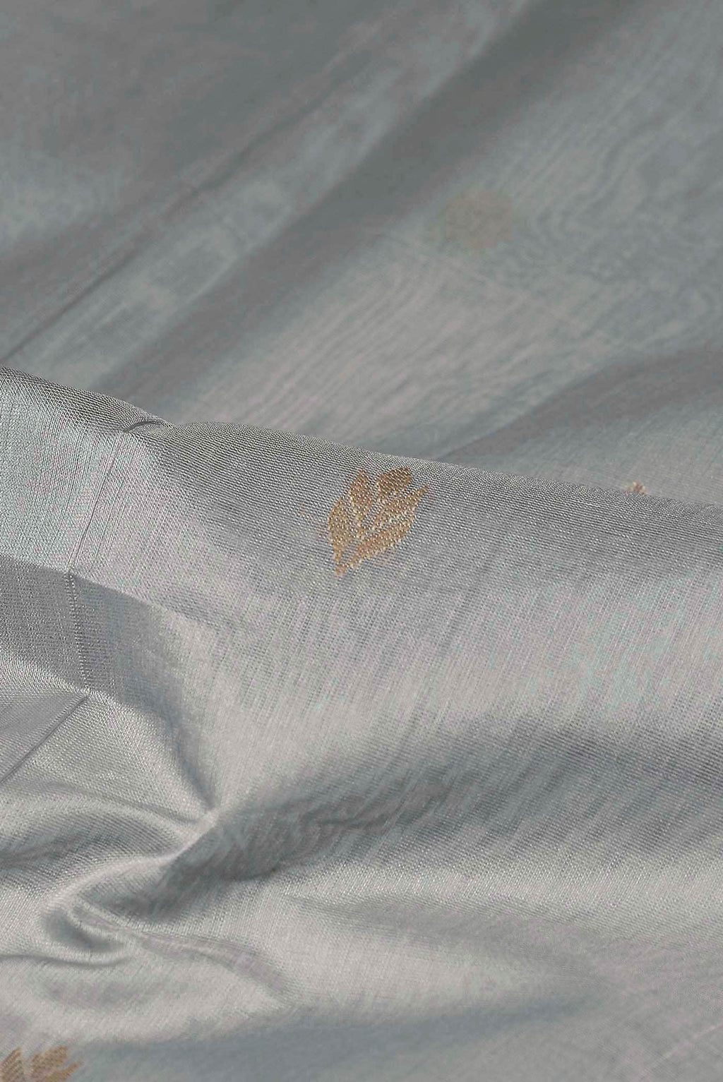 Grey Maheshwari Silk Cotton Saree