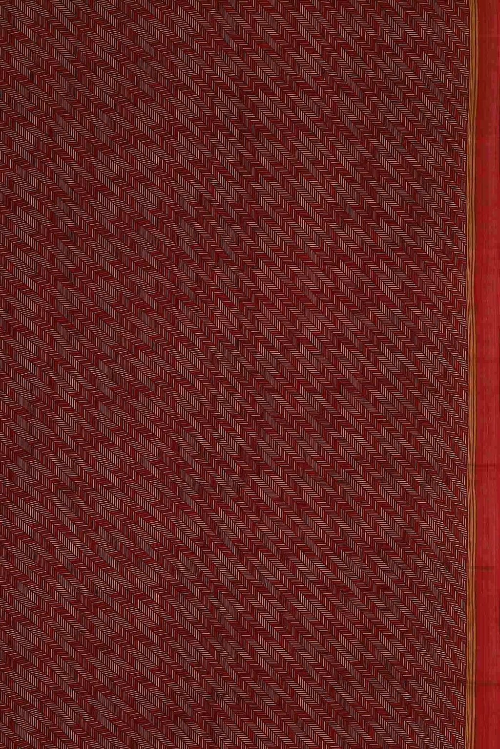 Red Crepe Saree