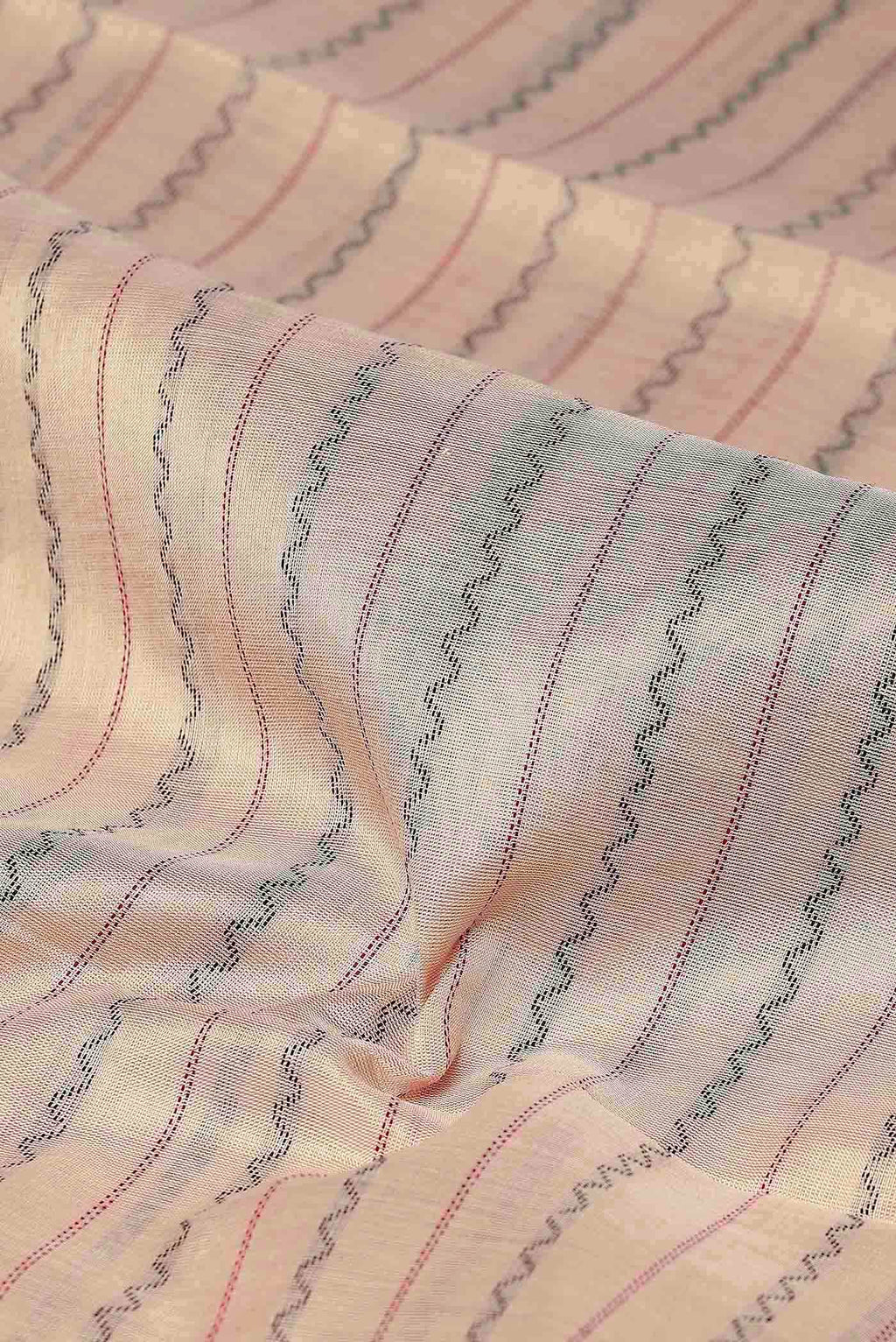 Cream Silk Cotton Saree