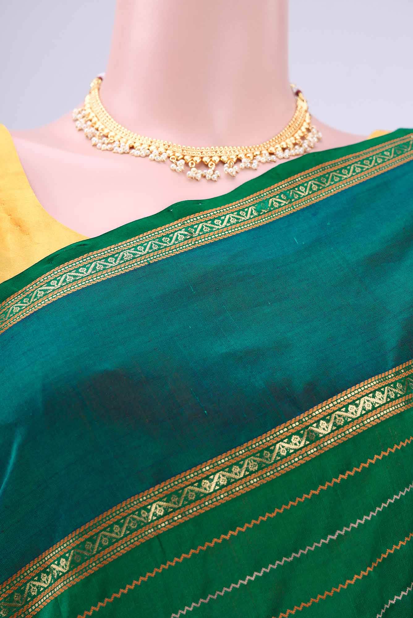 Green Coimbatore Silk Cotton Saree