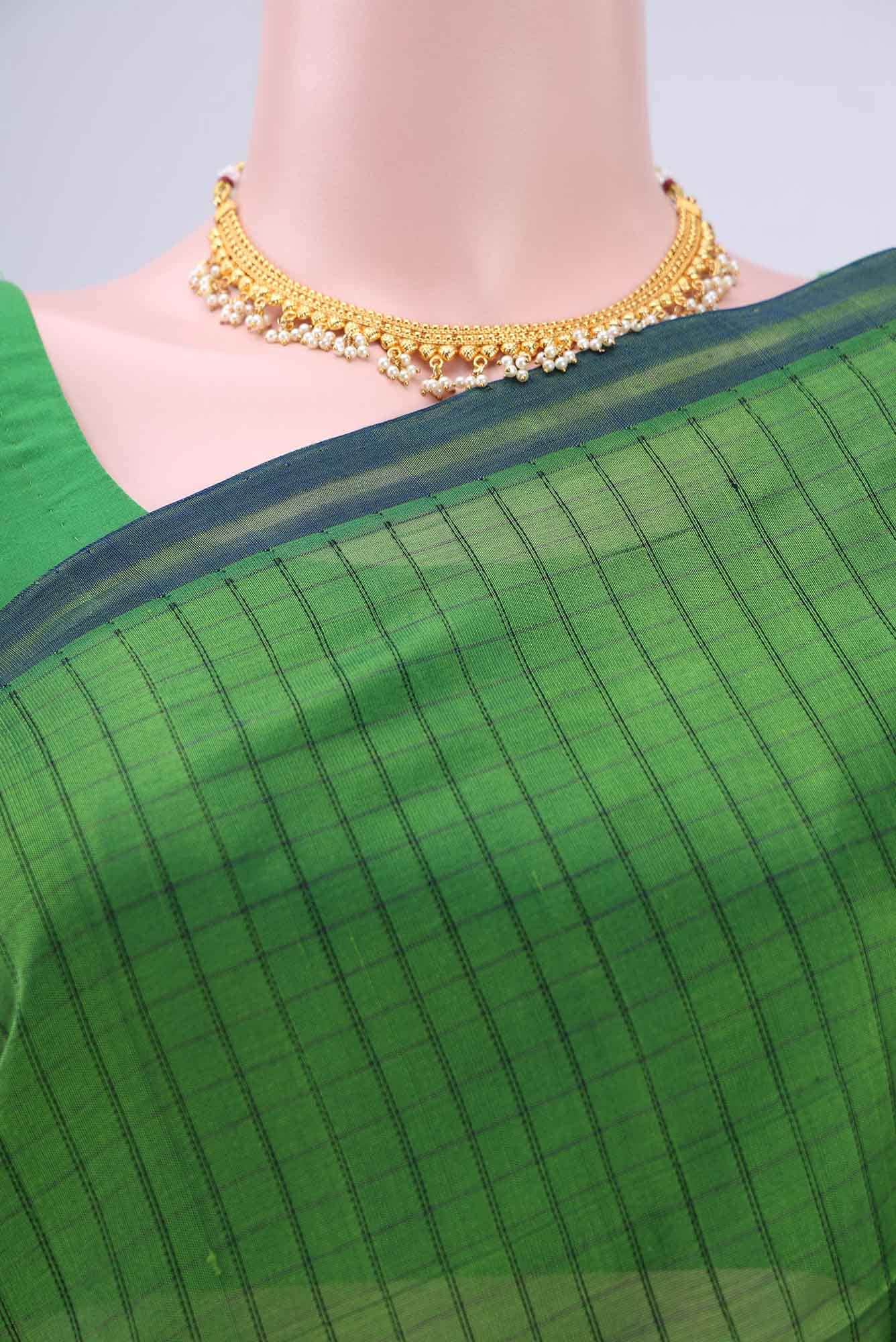 Green Coimbatore Silk Cotton Saree