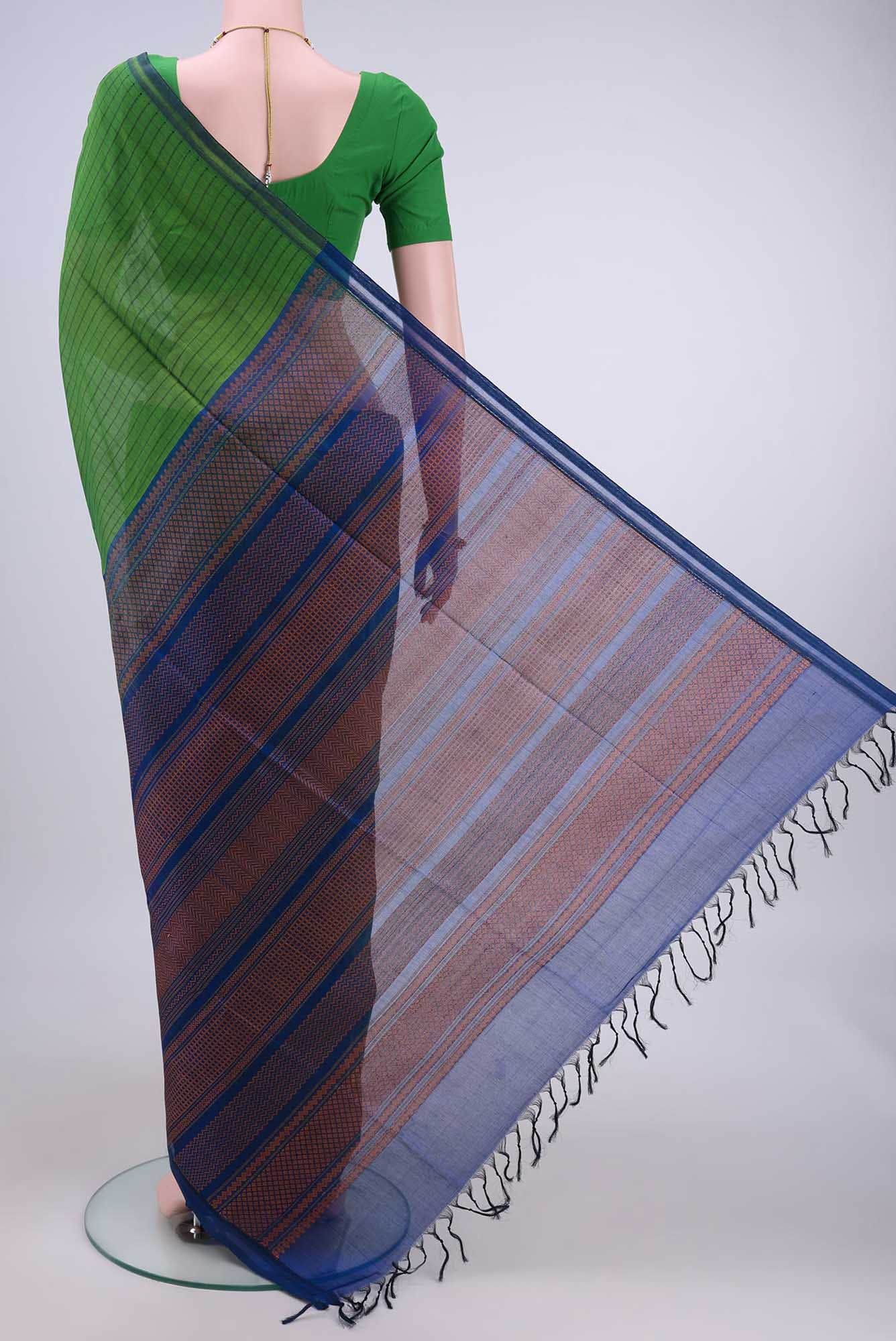 Green Coimbatore Silk Cotton Saree