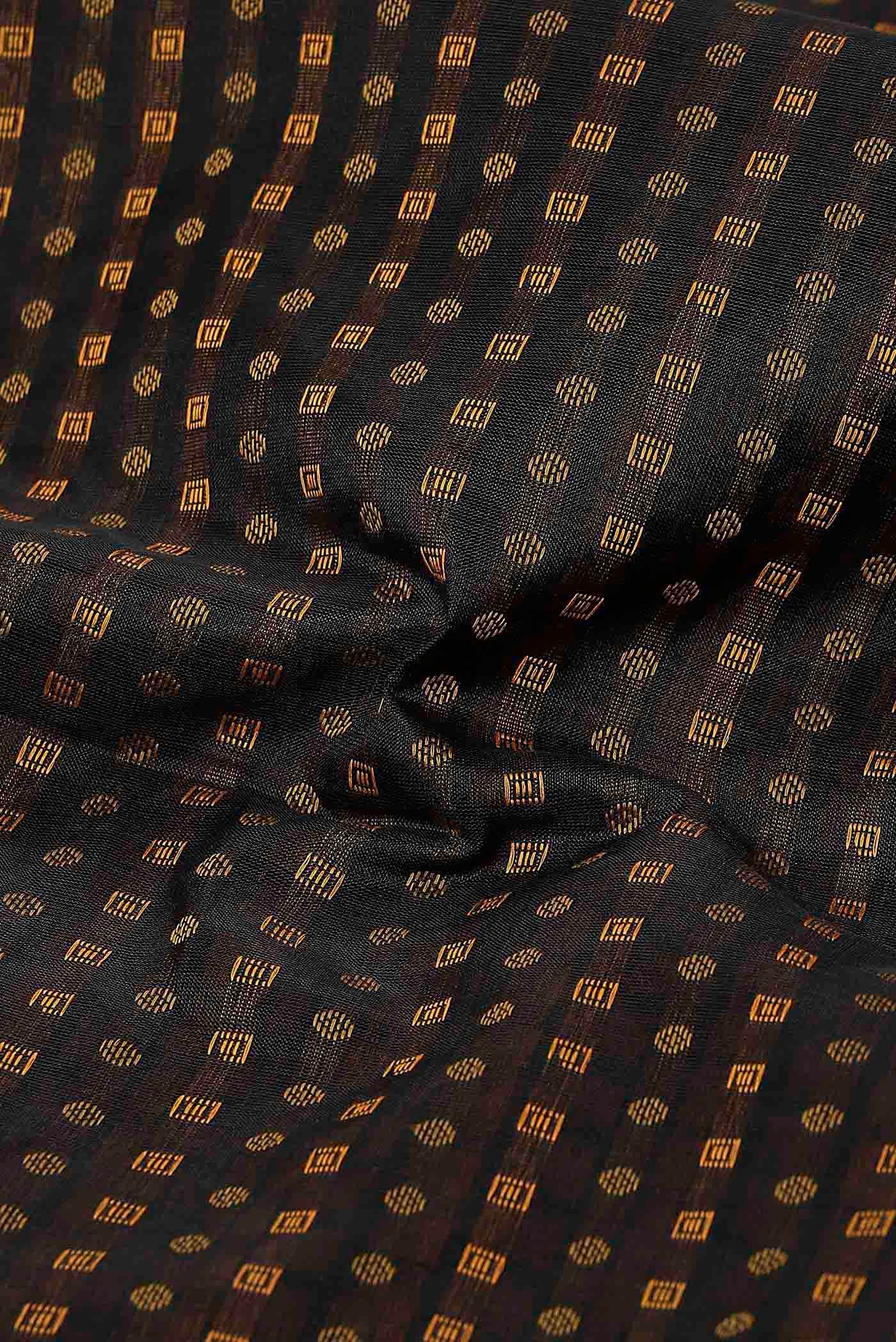 Black Silk Cotton Saree