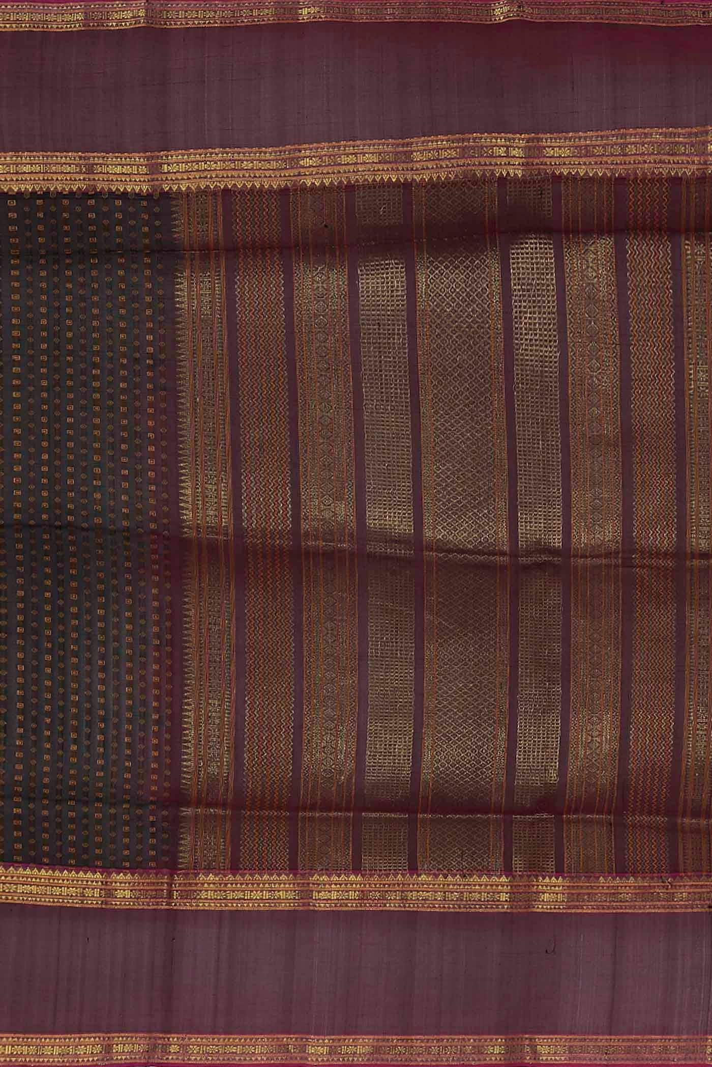 Black Silk Cotton Saree