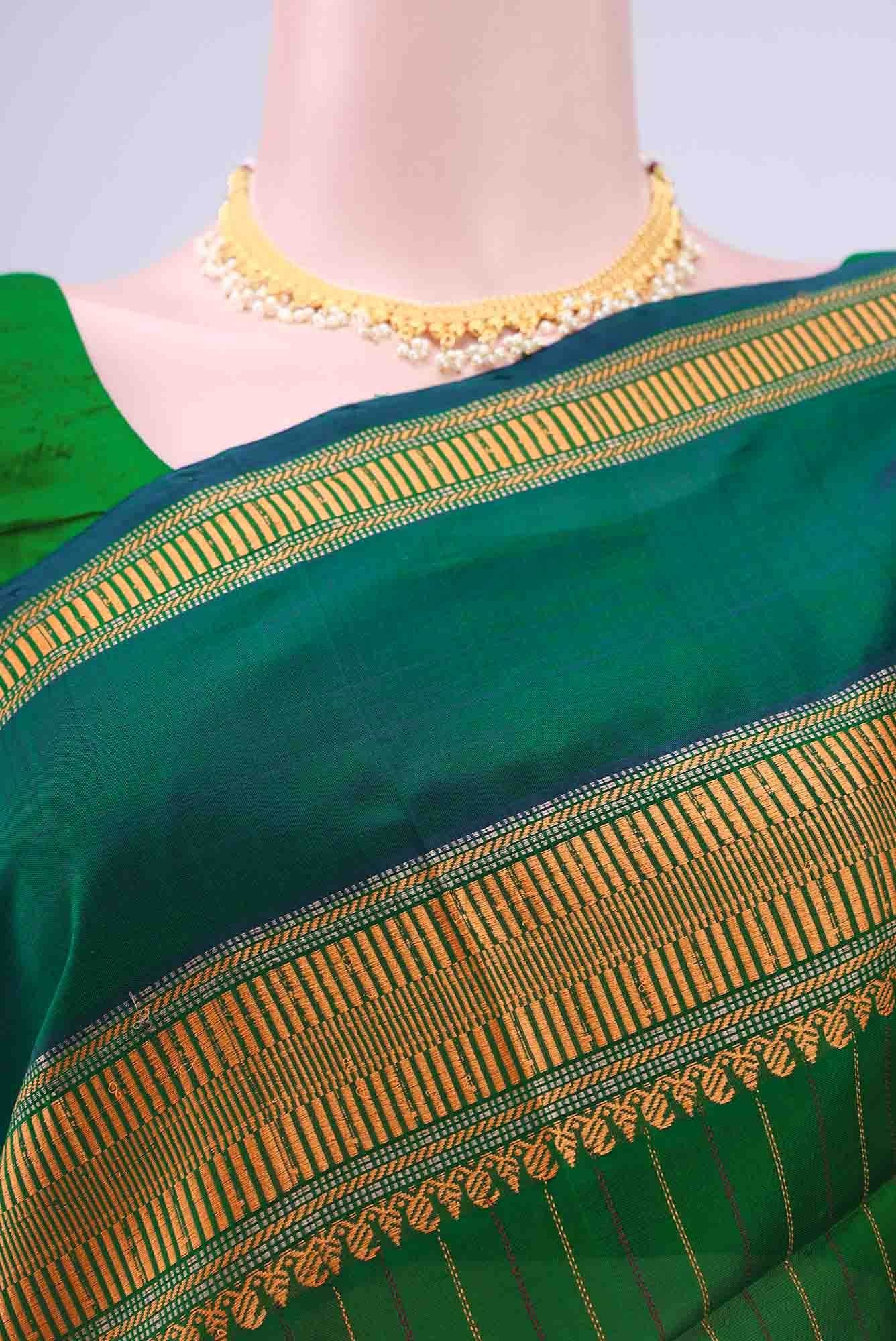 Green Coimbatore Silk Cotton Saree