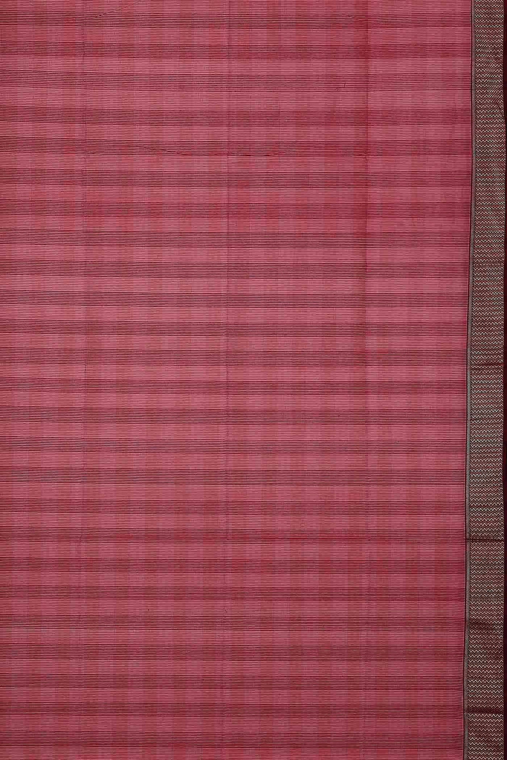 Coral Maheshwari Silk Cotton Saree