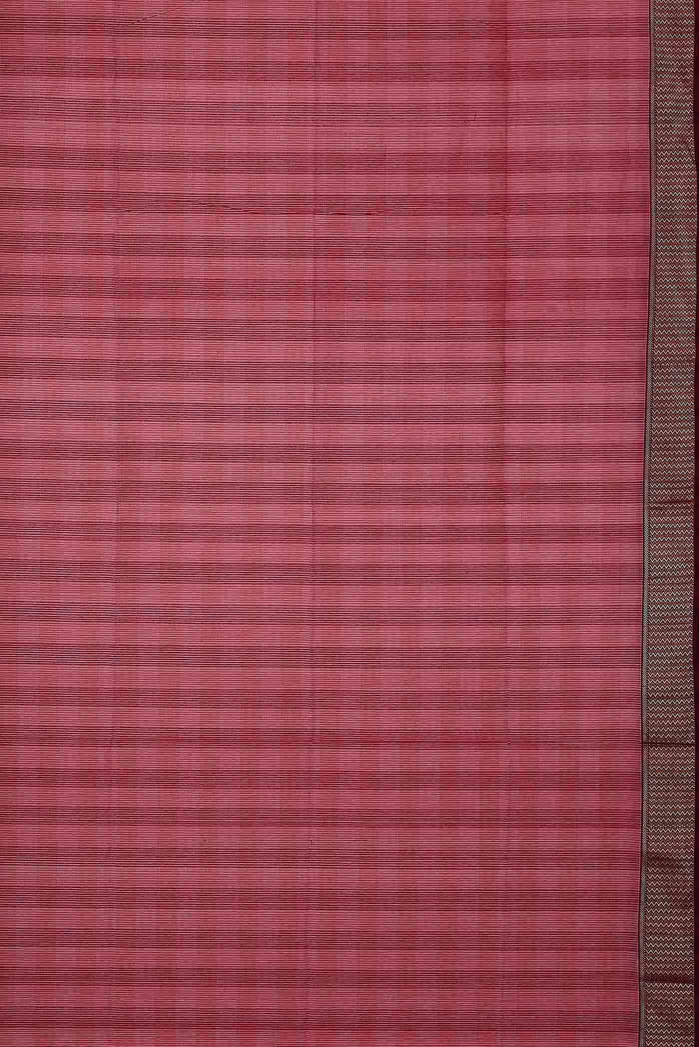 Coral Maheshwari Silk Cotton Saree