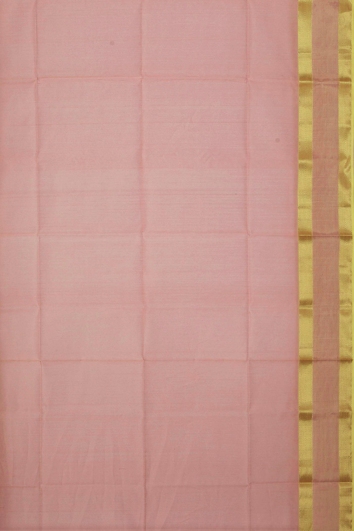 Peach Maheshwari Silk Cotton Saree