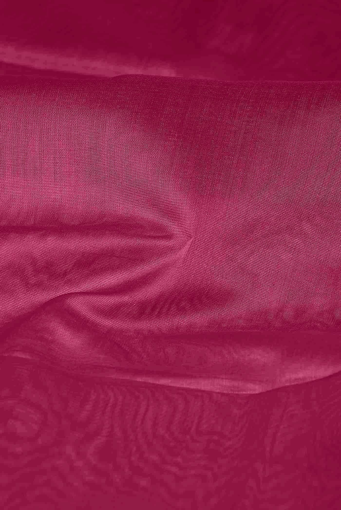 Pink Maheshwari Silk Cotton Saree