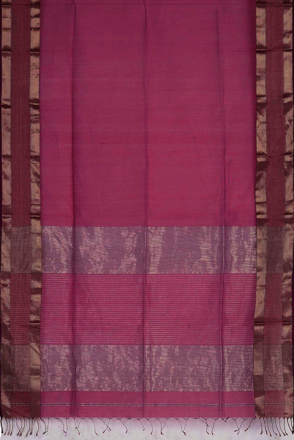 Pink Maheshwari Silk Cotton Saree