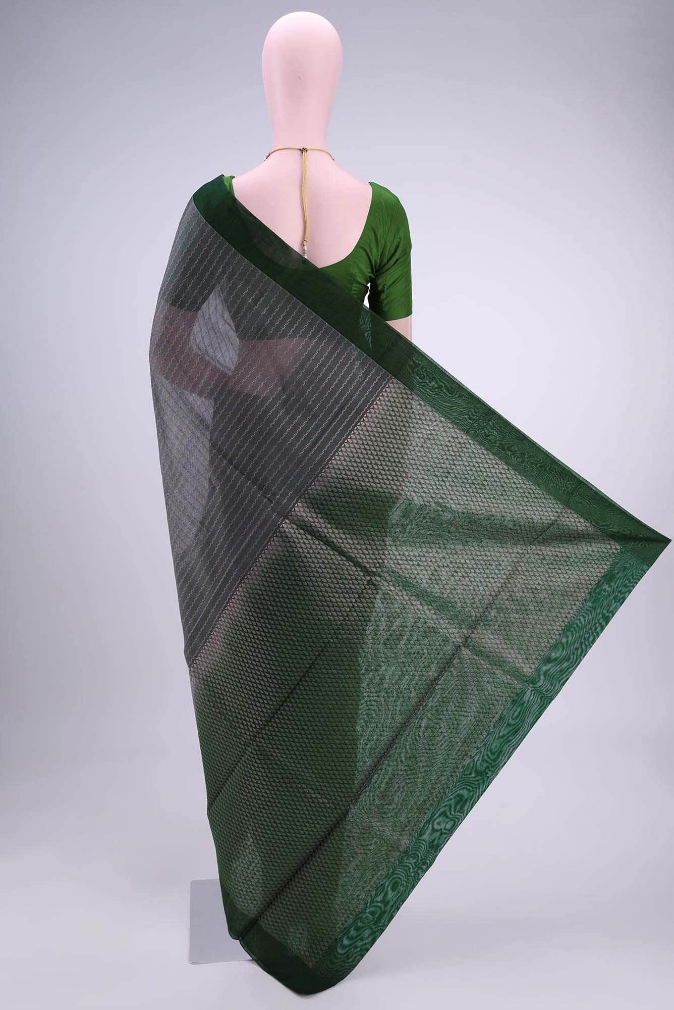 Grey Kota Cotton Saree