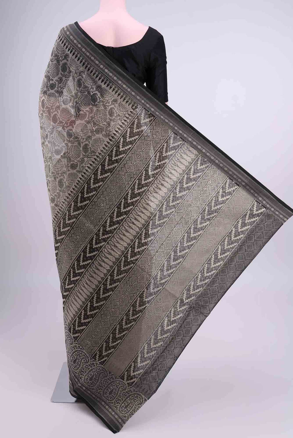 Beige Kota Cotton Saree
