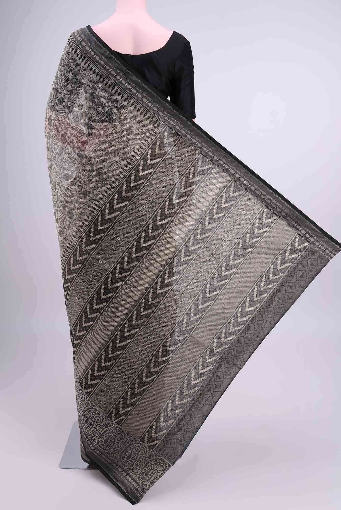 Beige Kota Cotton Saree