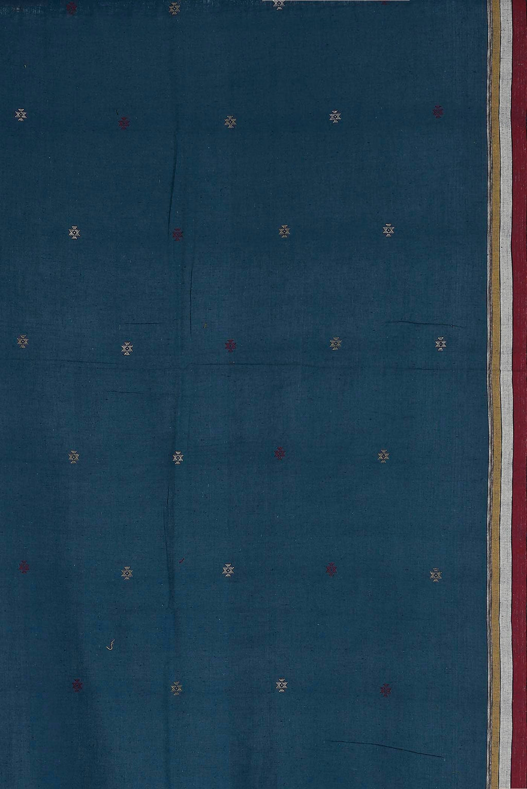 Blue Handloom Cotton Saree