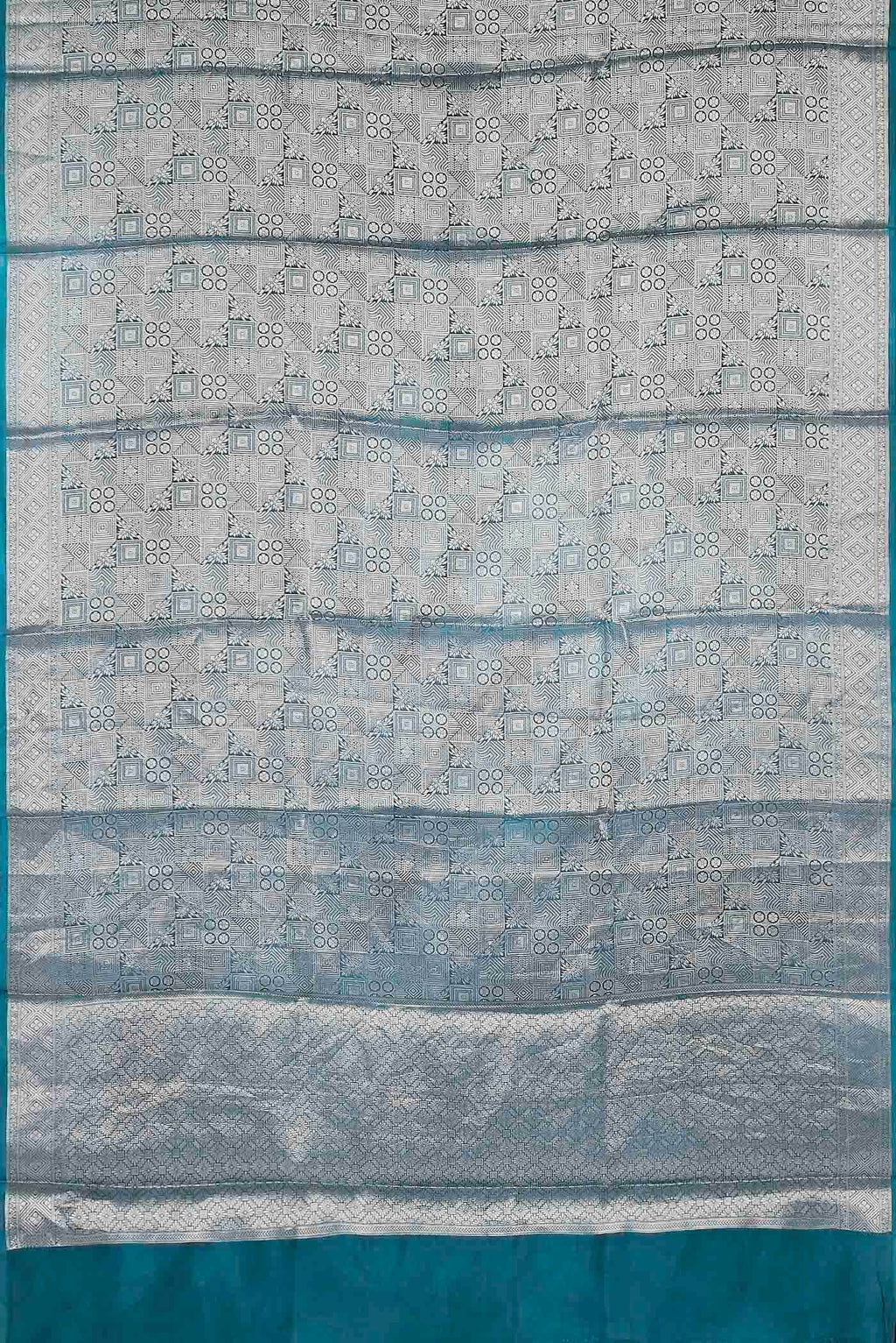 Blue Banarasi Silk Saree