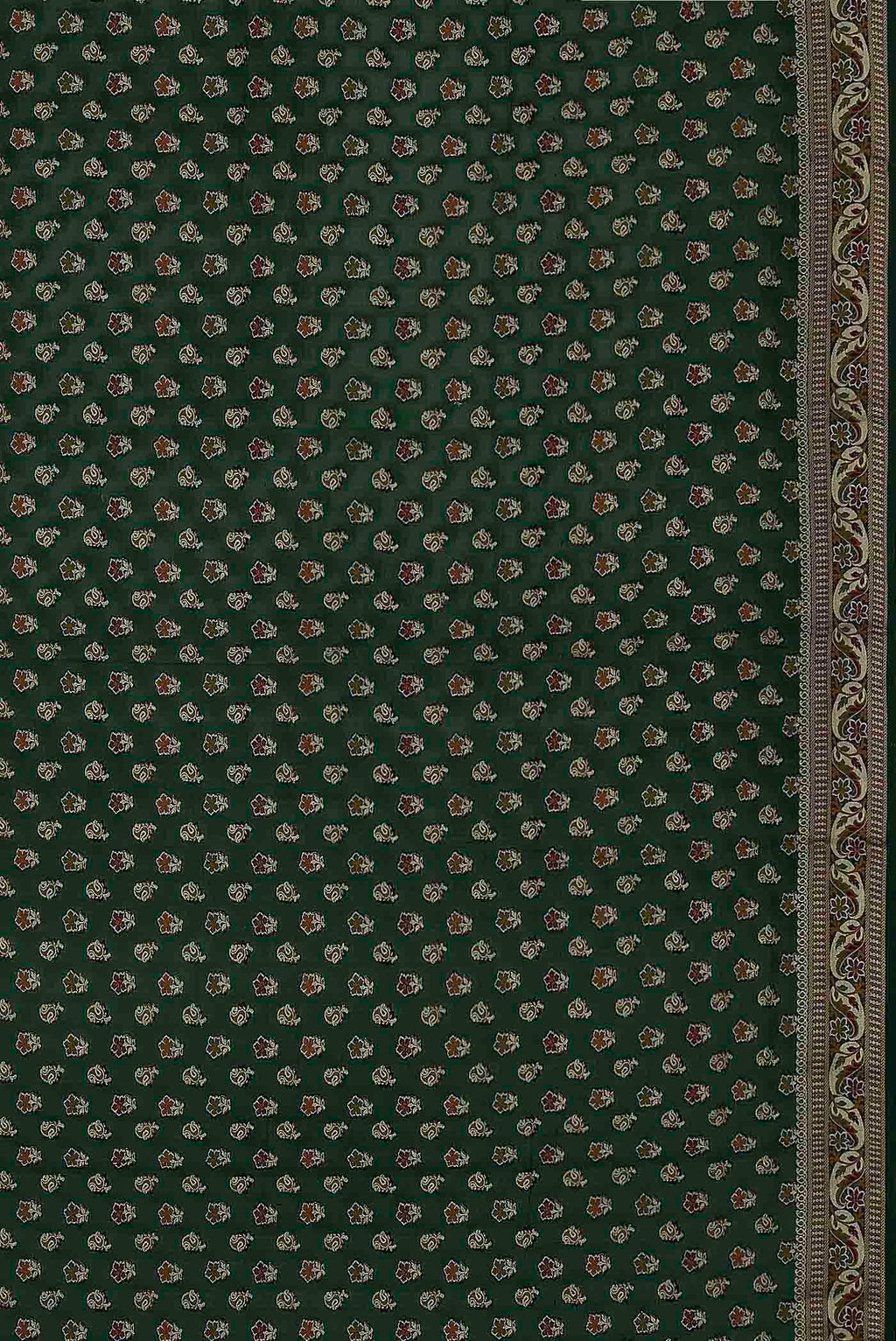 Green Banarasi Georgette Saree