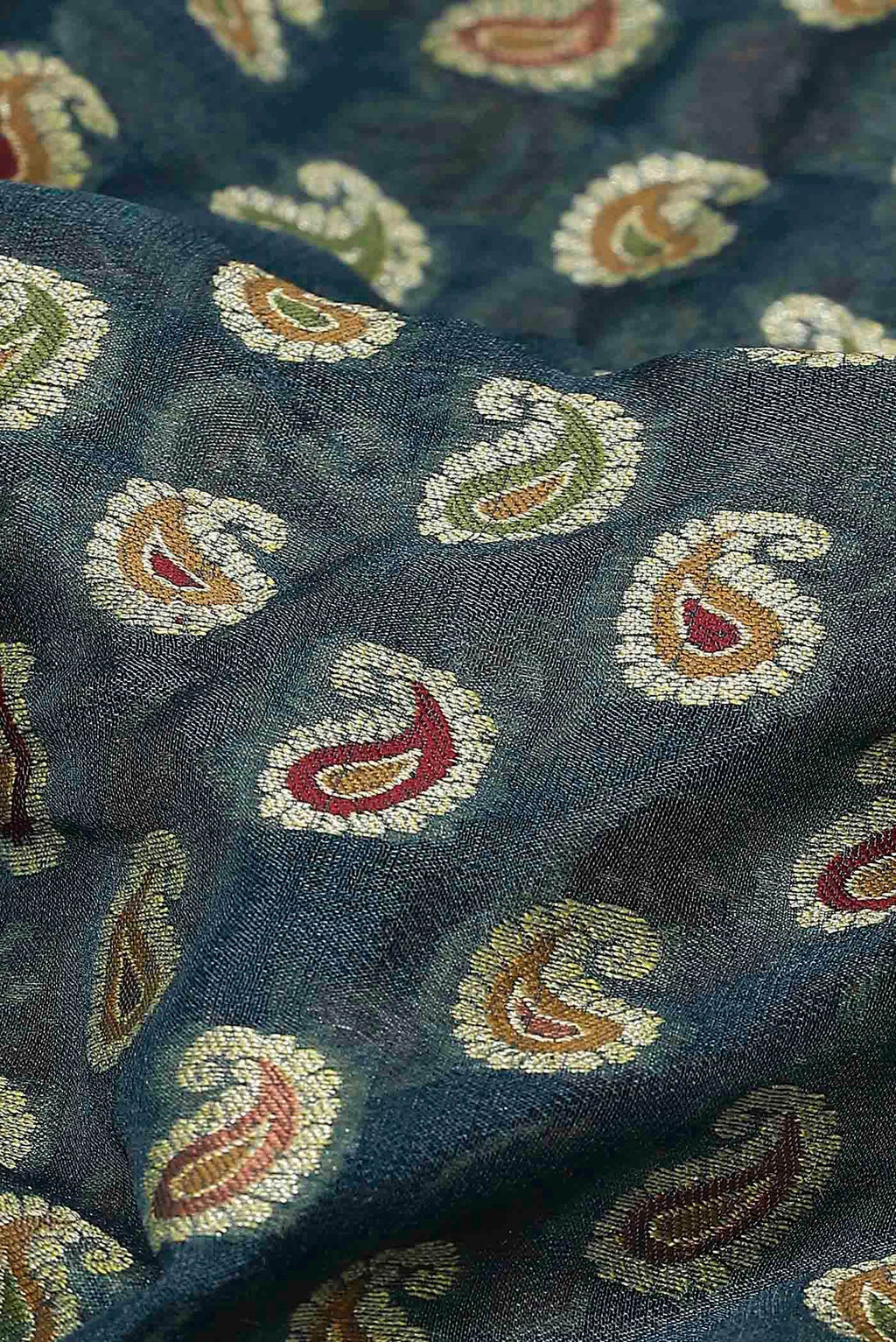 Blue Banarasi Georgette Saree