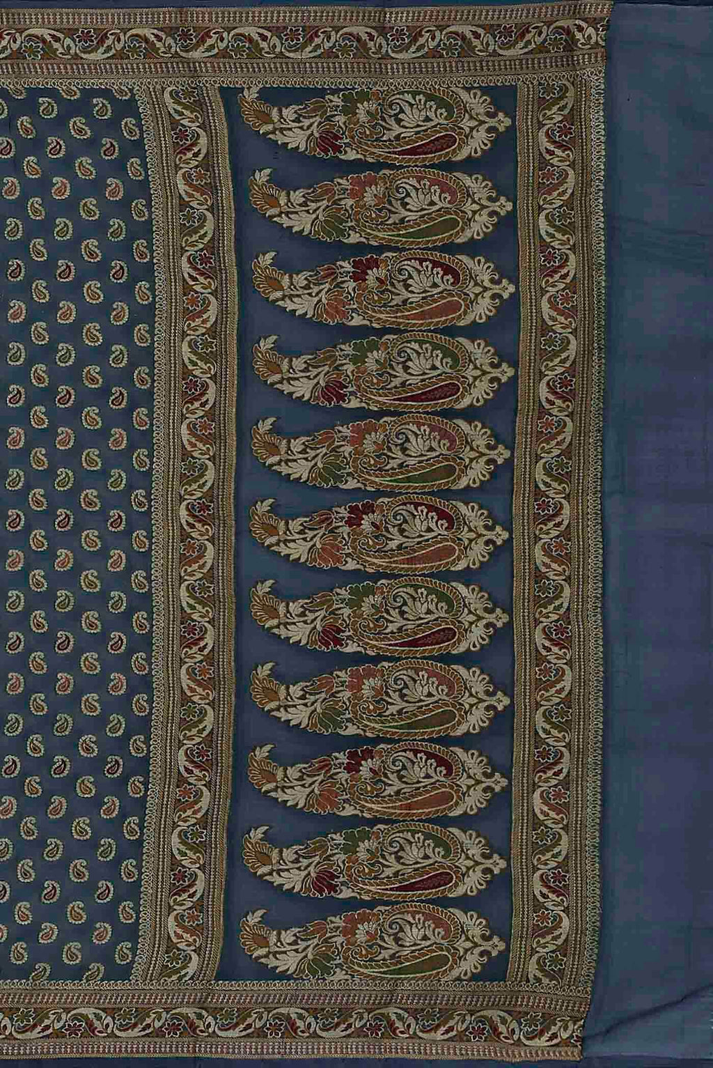 Blue Banarasi Georgette Saree