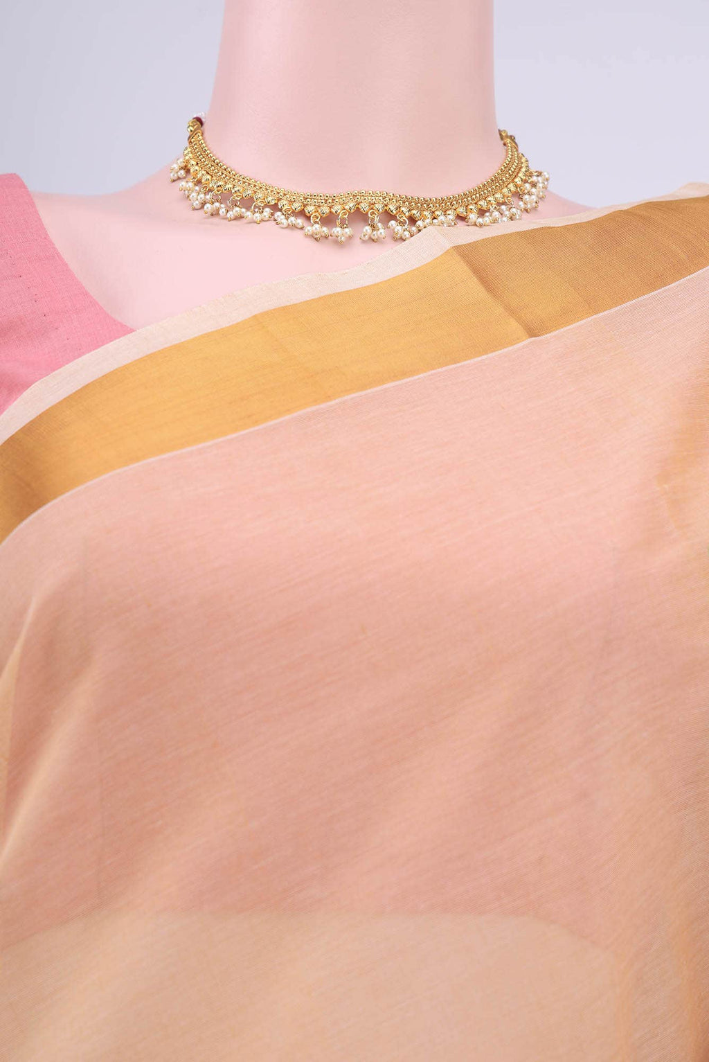 Cream Uppada Cotton Saree