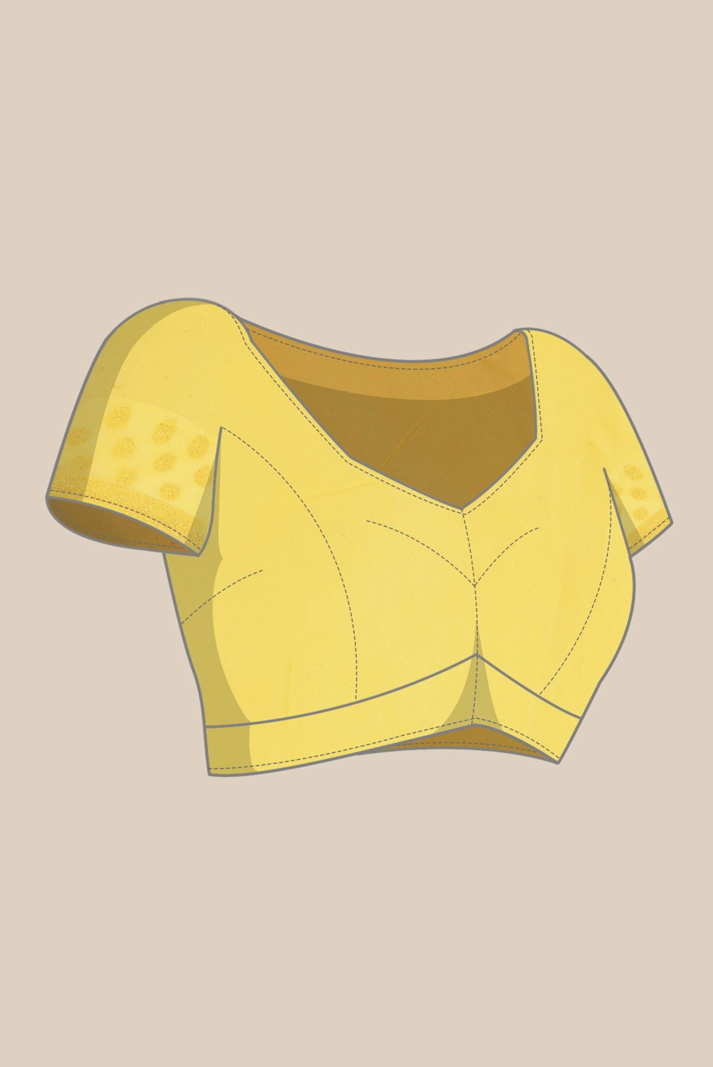 Yellow Chikankari Georgette Saree