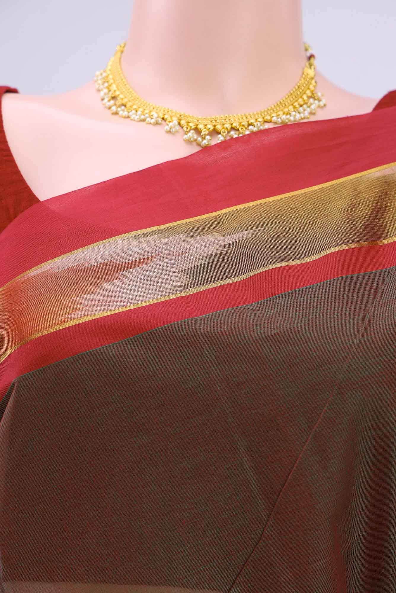 Green Kanchi Cotton Saree