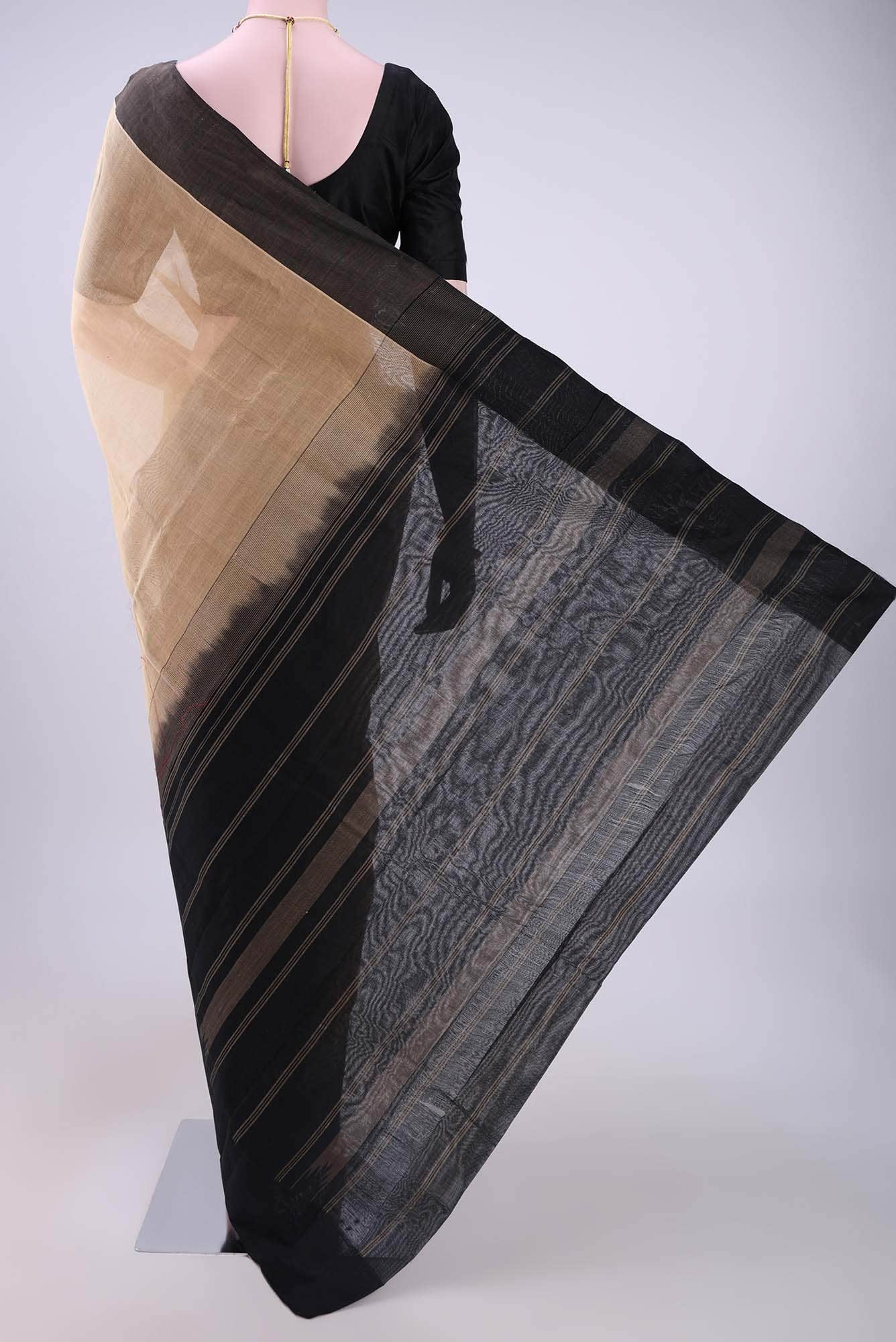 Beige Kanchipuram Saree