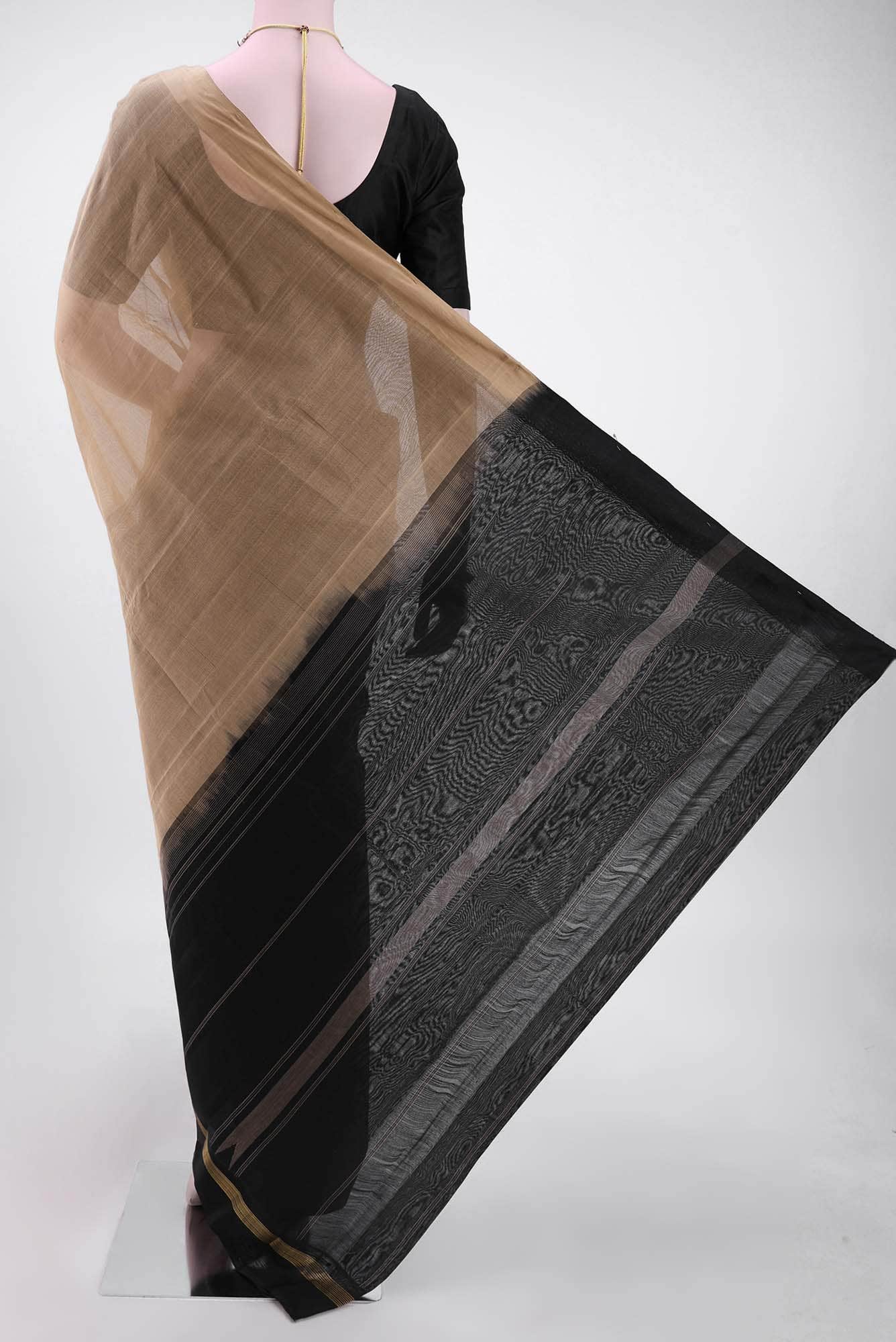 Beige Kanchipuram Saree